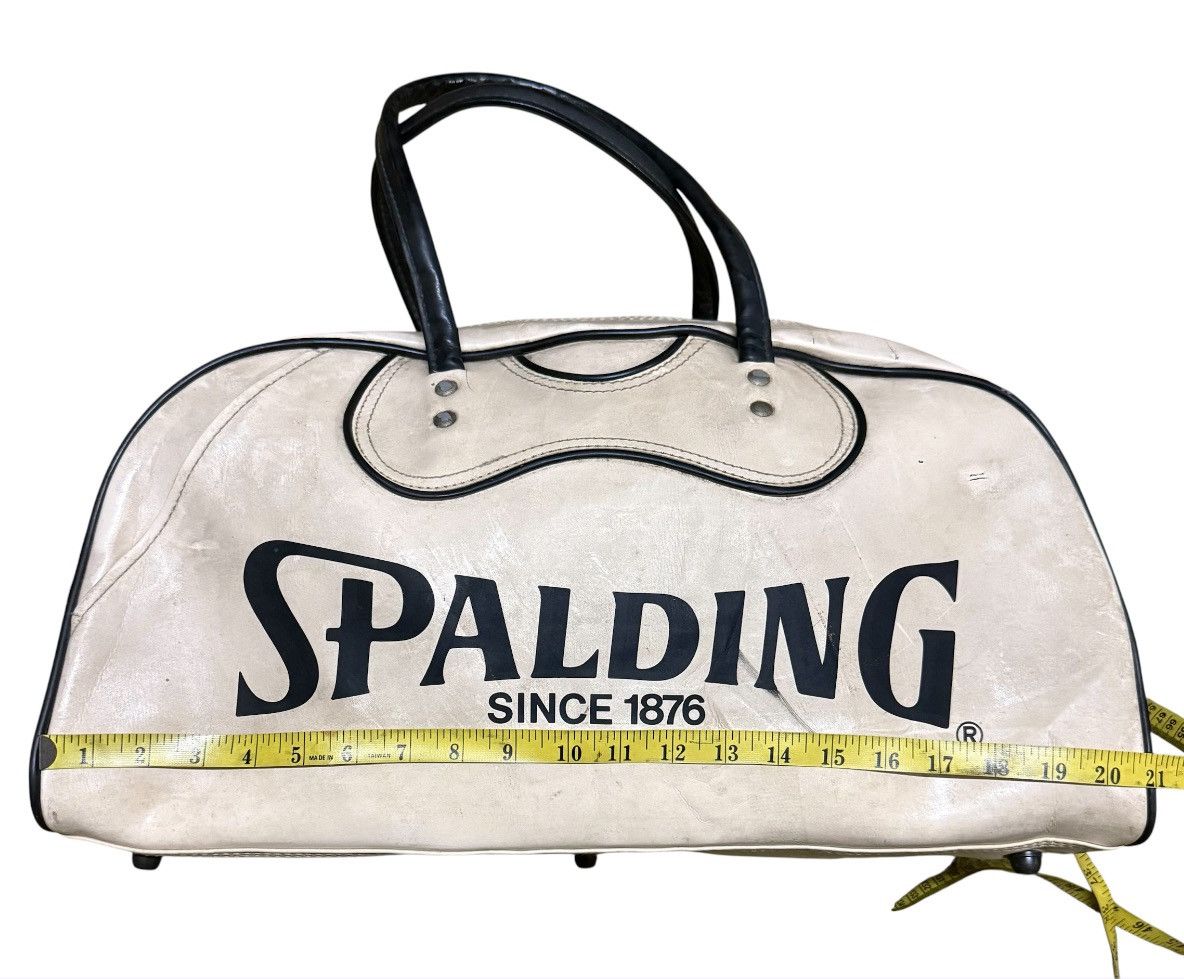 Spalding Vintage SPALDING Boston Bag Leather Logo Since 1876 Size ONE SIZE - 5 Thumbnail
