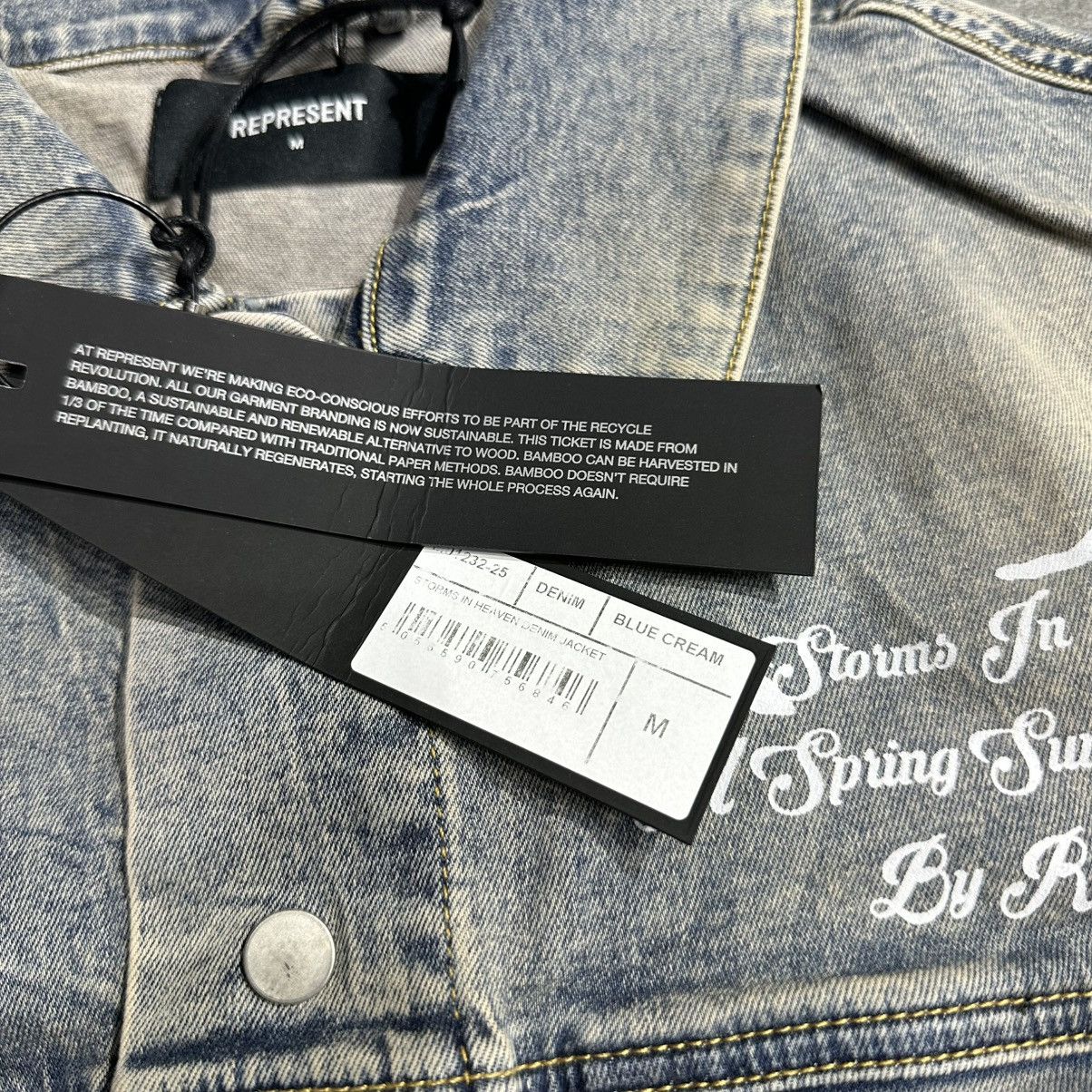Represent Clo. Represent Storms In Heaven Denim Jacket Size US M / EU 48-50 / 2 - 7 Thumbnail