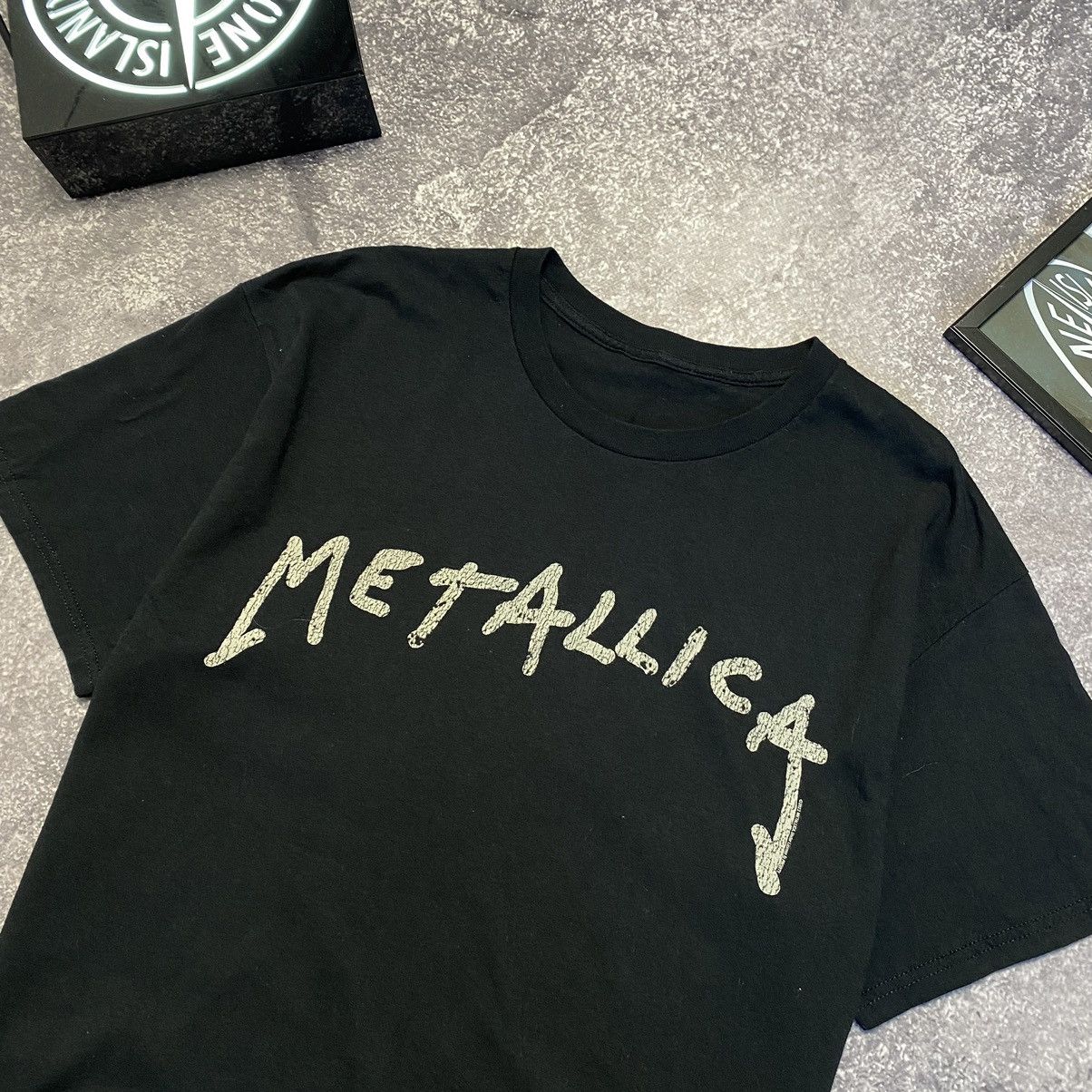 Band Tees Vintage Metallica Wuz Here 2022 big logo rock band tee Size US L / EU 52-54 / 3 - 3 Thumbnail