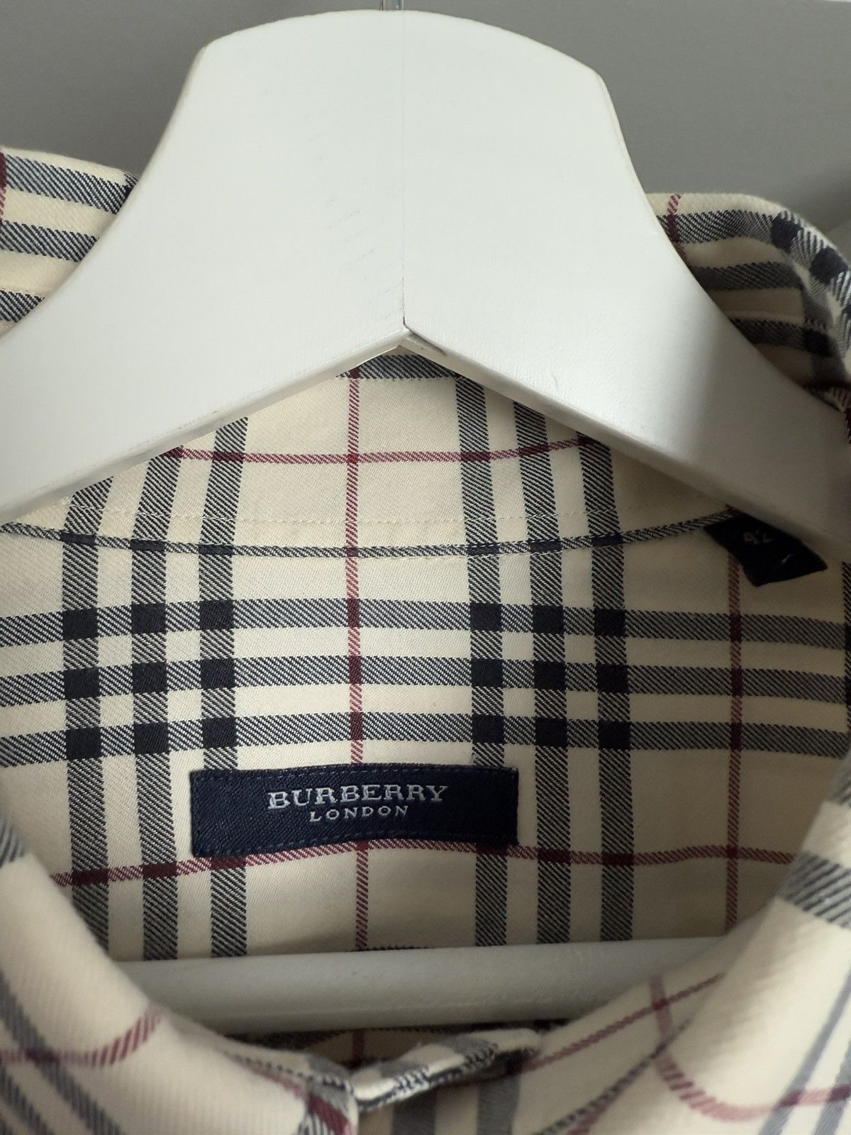 Burberry × Designer × Vintage Vintage y2k Burberry Nova Check longsleeve shirt XL old money Size US XL / EU 56 / 4 - 5 Thumbnail