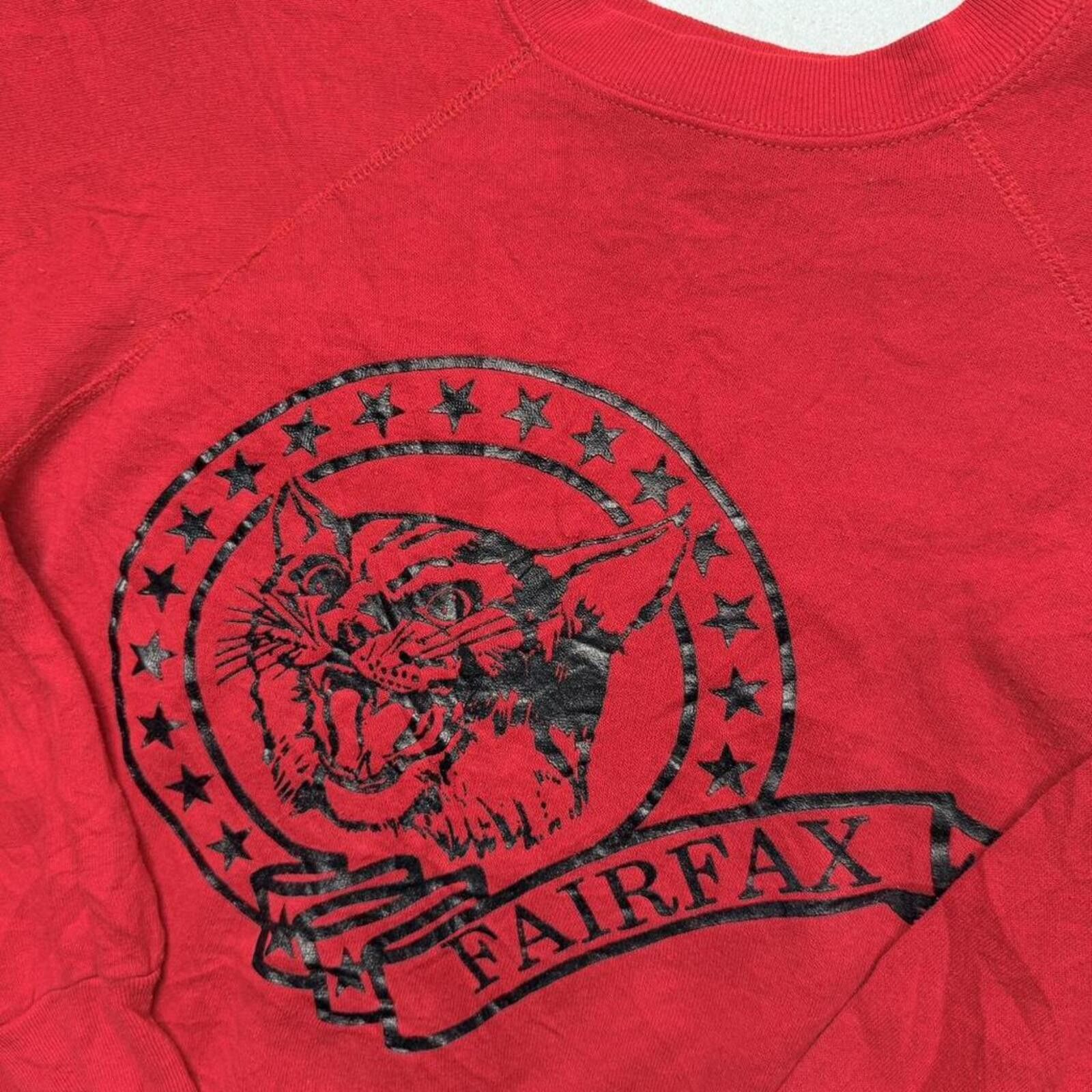 Other Vintage thrashed 80s crewneck sweatshirt black cat FAIRFAX Size US M / EU 48-50 / 2 - 1 Thumbnail