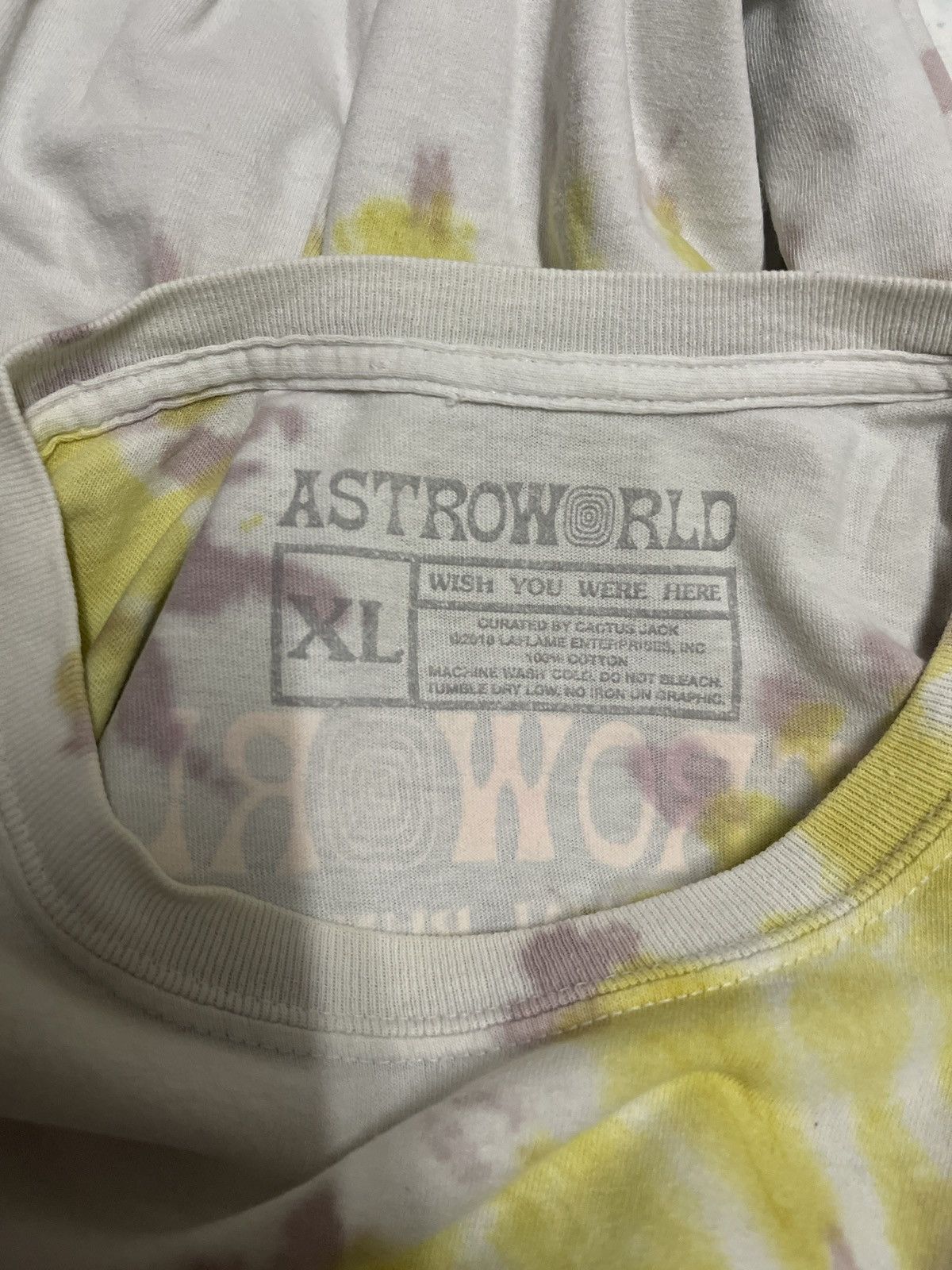 Travis Scott Travis Scott Astroworld Festival Run Alabama Tie Dye T-Shirt Size US XL / EU 56 / 4 - 7 Thumbnail