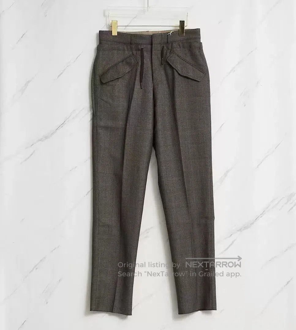 Saint Laurent Paris Saint Laurent Men's Checkered Drawstring Pants. Size US 30 / EU 46 - 1 Thumbnail