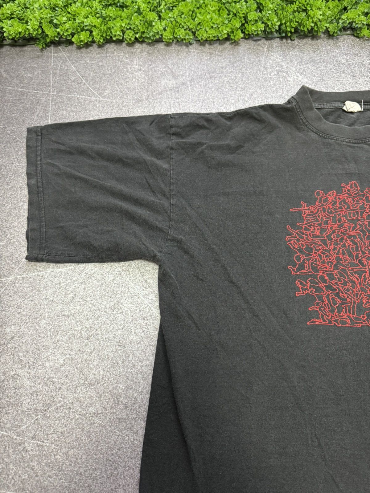 Vintage Sex Orgy Group Therapy XL T shirt Black Vintage Faded y2k Size US XL / EU 56 / 4 - 10 Thumbnail
