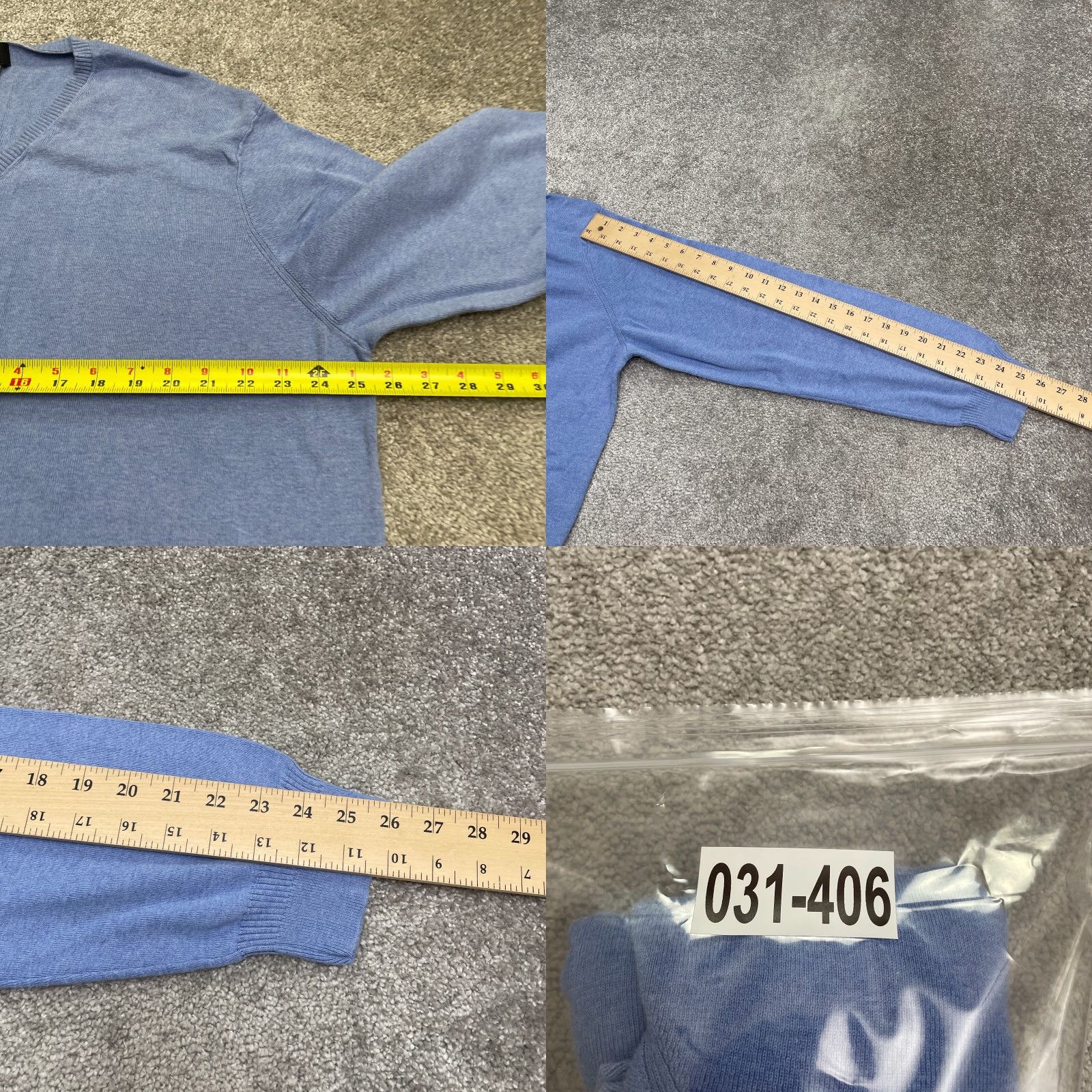 Calvin Klein Calvin Klein Sweater Mens 2XL V-Neck Pullover Knit Blue Cotton Modal Logo Casual Workwear Shirt? Size US XXL / EU 58 / 5 - 8 Thumbnail