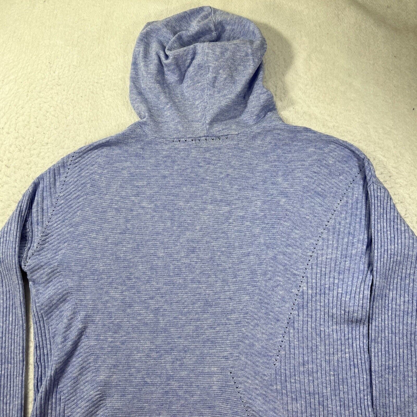 Other Democracy Blue Pullover Hoodie Lightweight Sweatshirt Size XS / US 0-2 / IT 36-38 - 10 Thumbnail