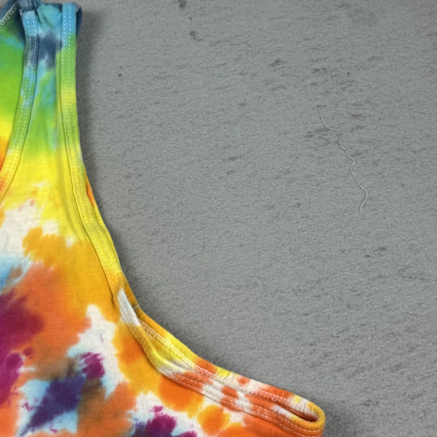 Fruit Of The Loom Fruit of the Loom Shirt Mens XL Rainbow Tie Dye Destin Florida Tank Top Beach Size US XL / EU 56 / 4 - 4 Thumbnail