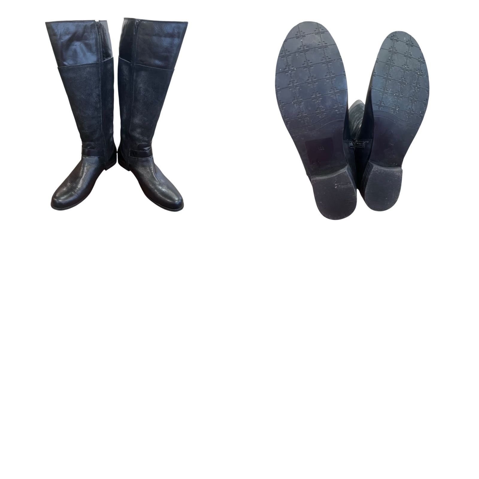 Talbots San Jacinto Company Womens Boots Flat Tall Leather Black Riding Boot Size 10.5 M Size US 11 / IT 41 - 9 Thumbnail