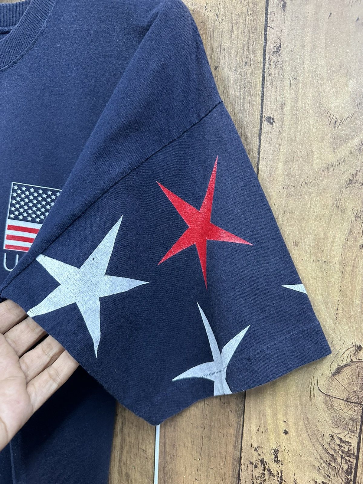 Vintage Vintage USA America Flag Single Stitch Shirt A459 Size US M / EU 48-50 / 2 - 5 Thumbnail