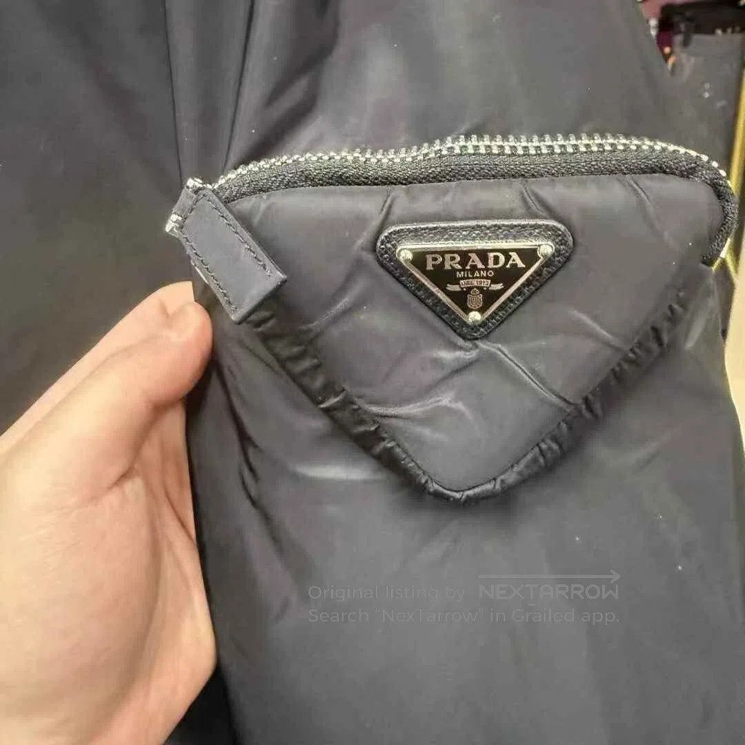 Prada Prada Nylon Pocket Triangle Logo Jacket. Size US M / EU 48-50 / 2 - 3 Thumbnail