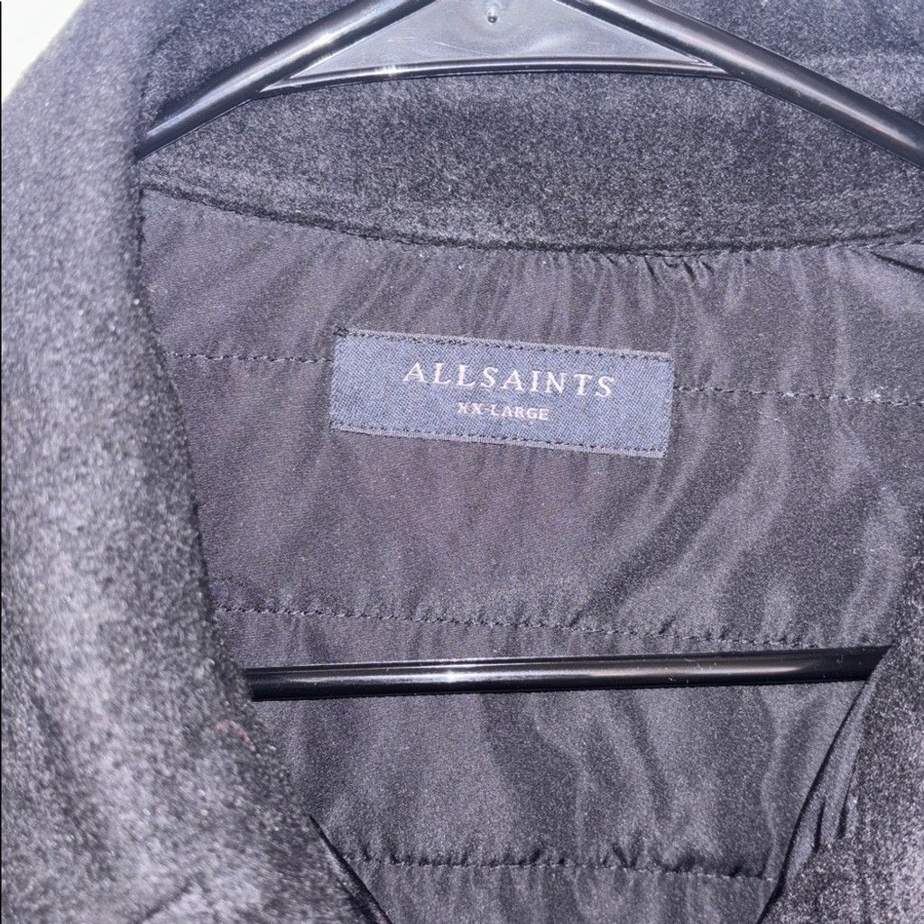 Allsaints All Saints Men’s Black Peacoat NWOT Sz XXL Size US XXL / EU 58 / 5 - 4 Thumbnail