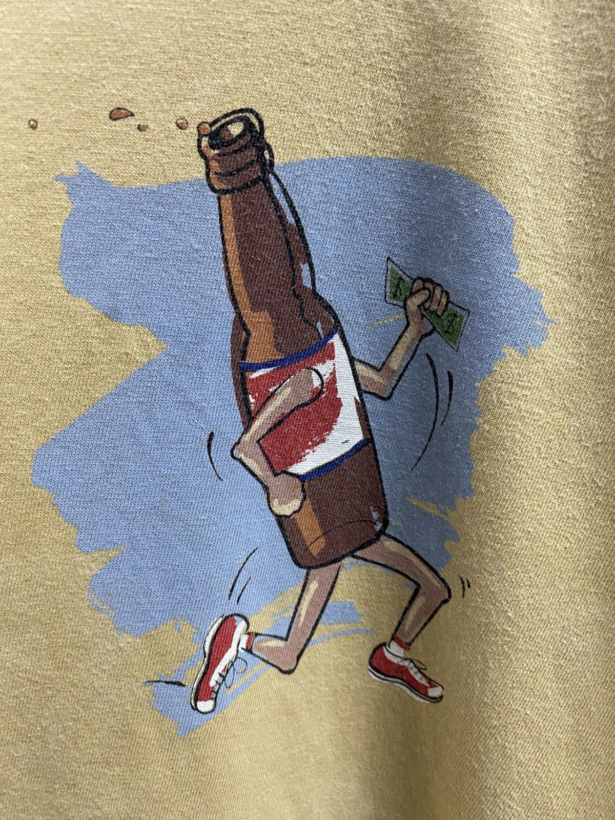 Vintage Vintage Beer Run Crazy Shirt Size US L / EU 52-54 / 3 - 3 Thumbnail