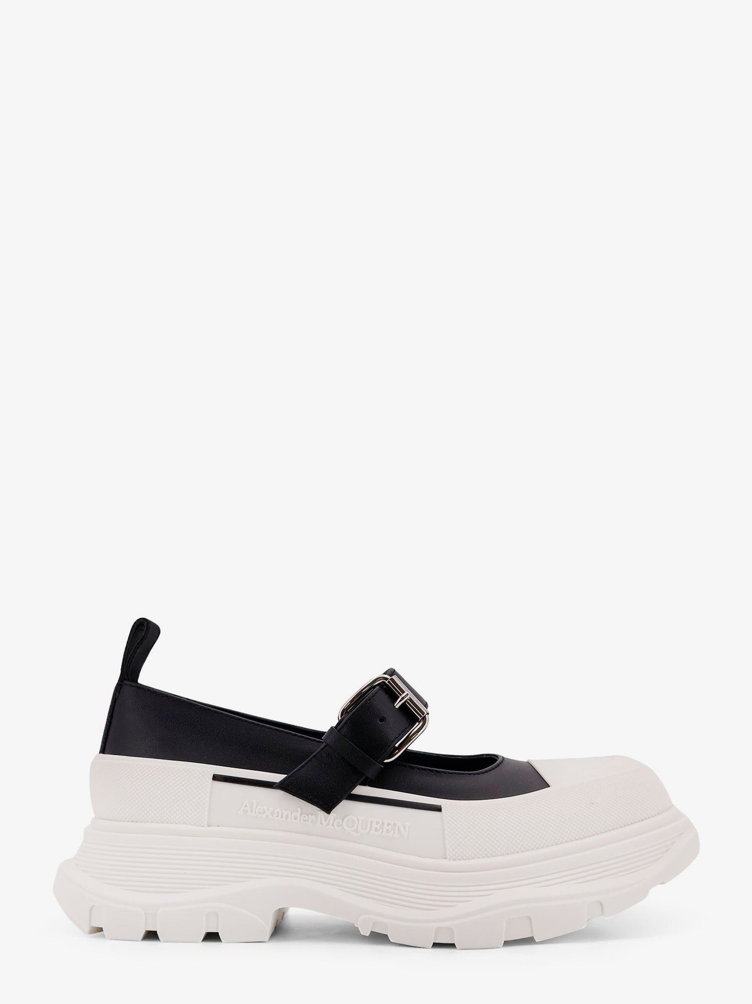 Alexander Mcqueen Leather Maryjane It 37.5 Shoes, Women's