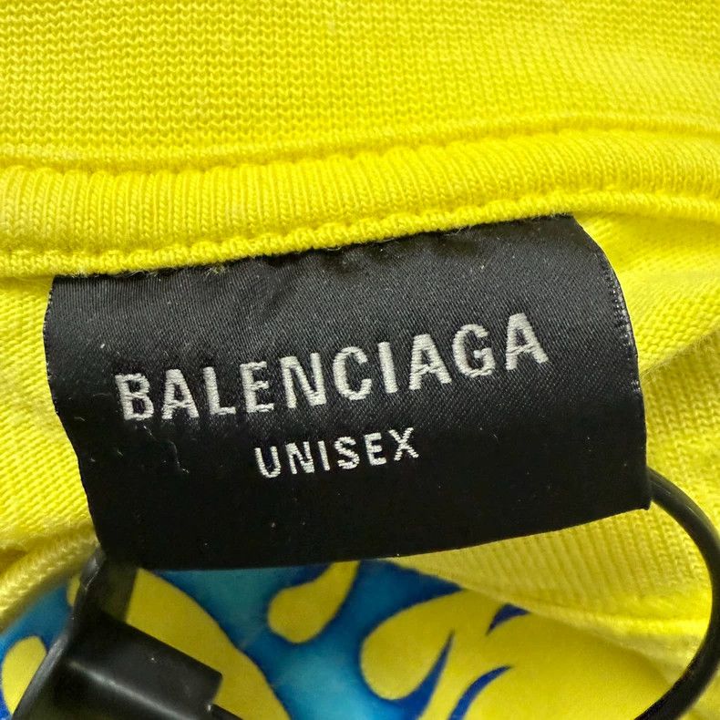 Balenciaga Balenciaga 24 FW Destruct Flame Double Ring T-Shirt 2503-Ne Size US S / EU 44-46 / 1 - 4 Thumbnail