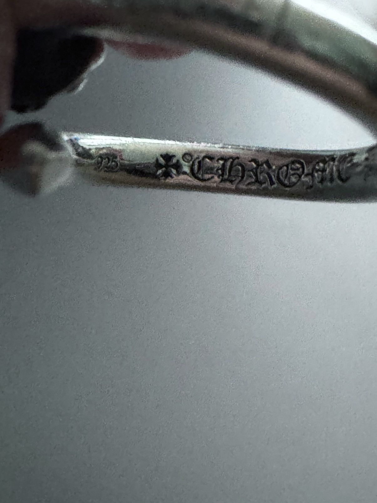 Chrome Hearts RARE CH Crossball Nail Ring Paris stamp Size ONE SIZE - 6 Thumbnail
