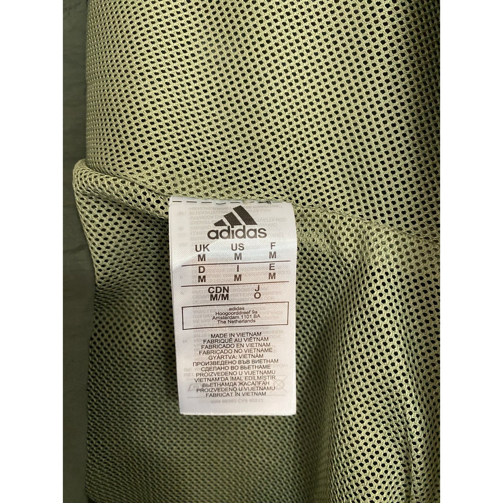 Adidas Minnesota Wild Adidas Army Green Snap-Button Windbreaker - M Size US M / EU 48-50 / 2 - 5 Thumbnail