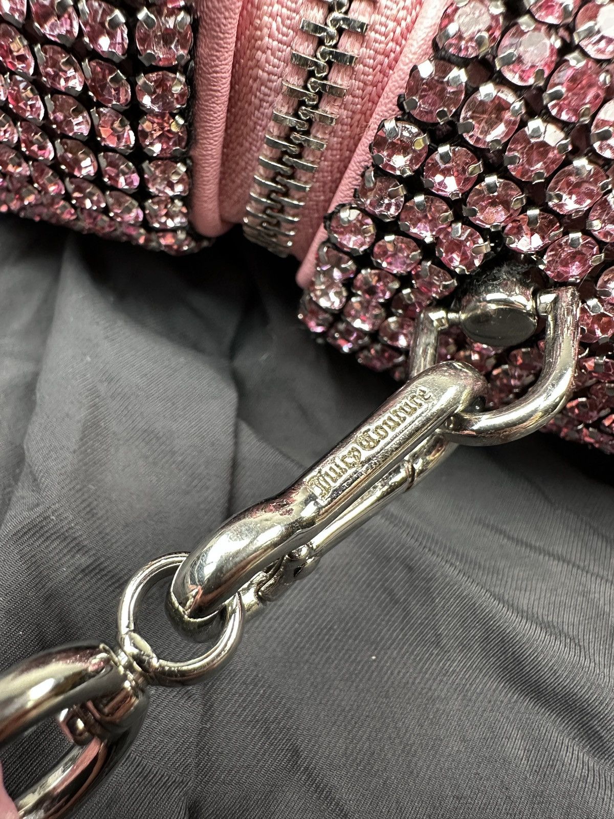 Juicy Couture JUICY COUTURE Melanie Diamante Crystal Pink Crossbody Bag Size ONE SIZE - 9 Thumbnail