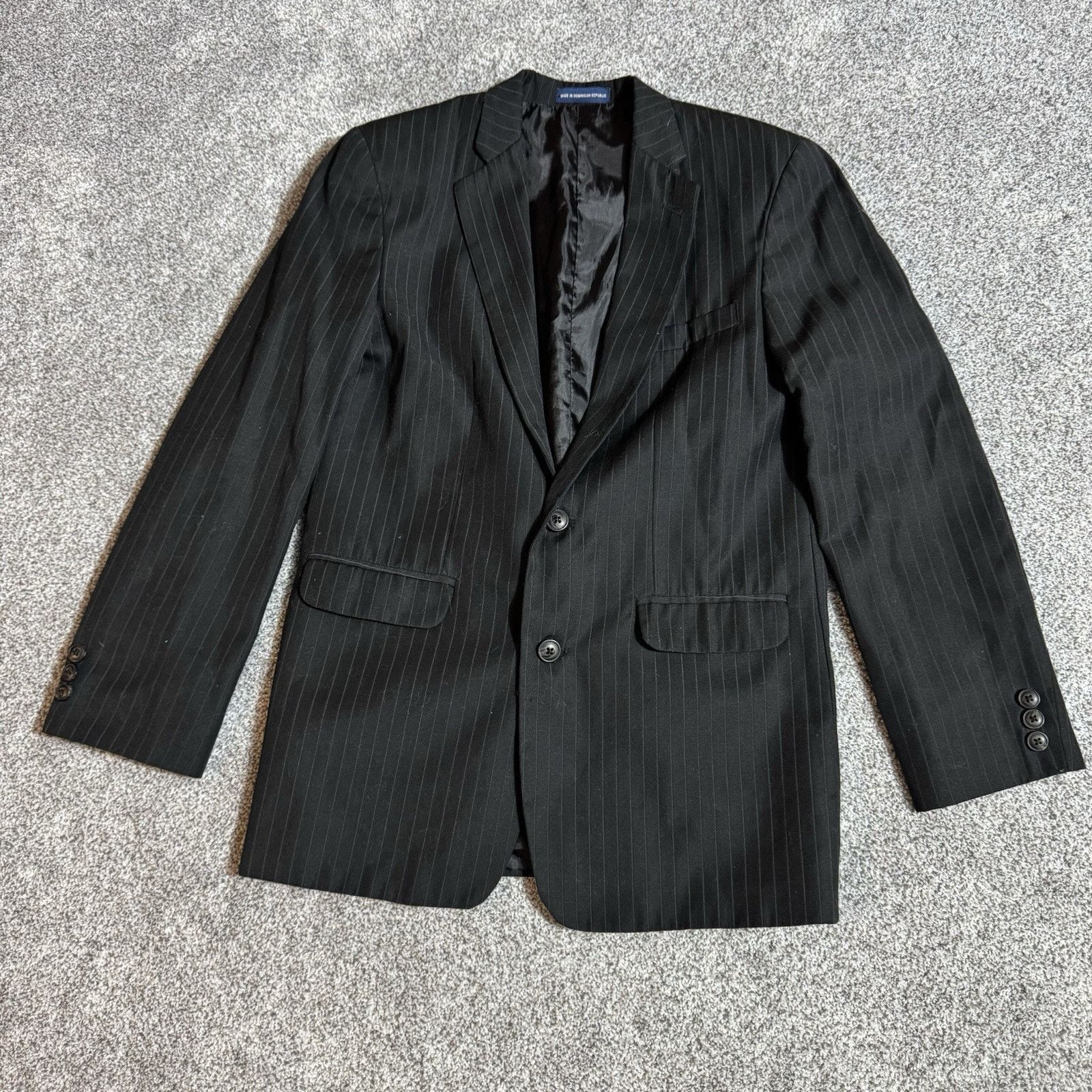 Chaps Chaps Pinstripe Suit Coat Womens 16 Dark Academia Preppy Size XXL / US 16-18 / IT 52-54 - 1 Thumbnail