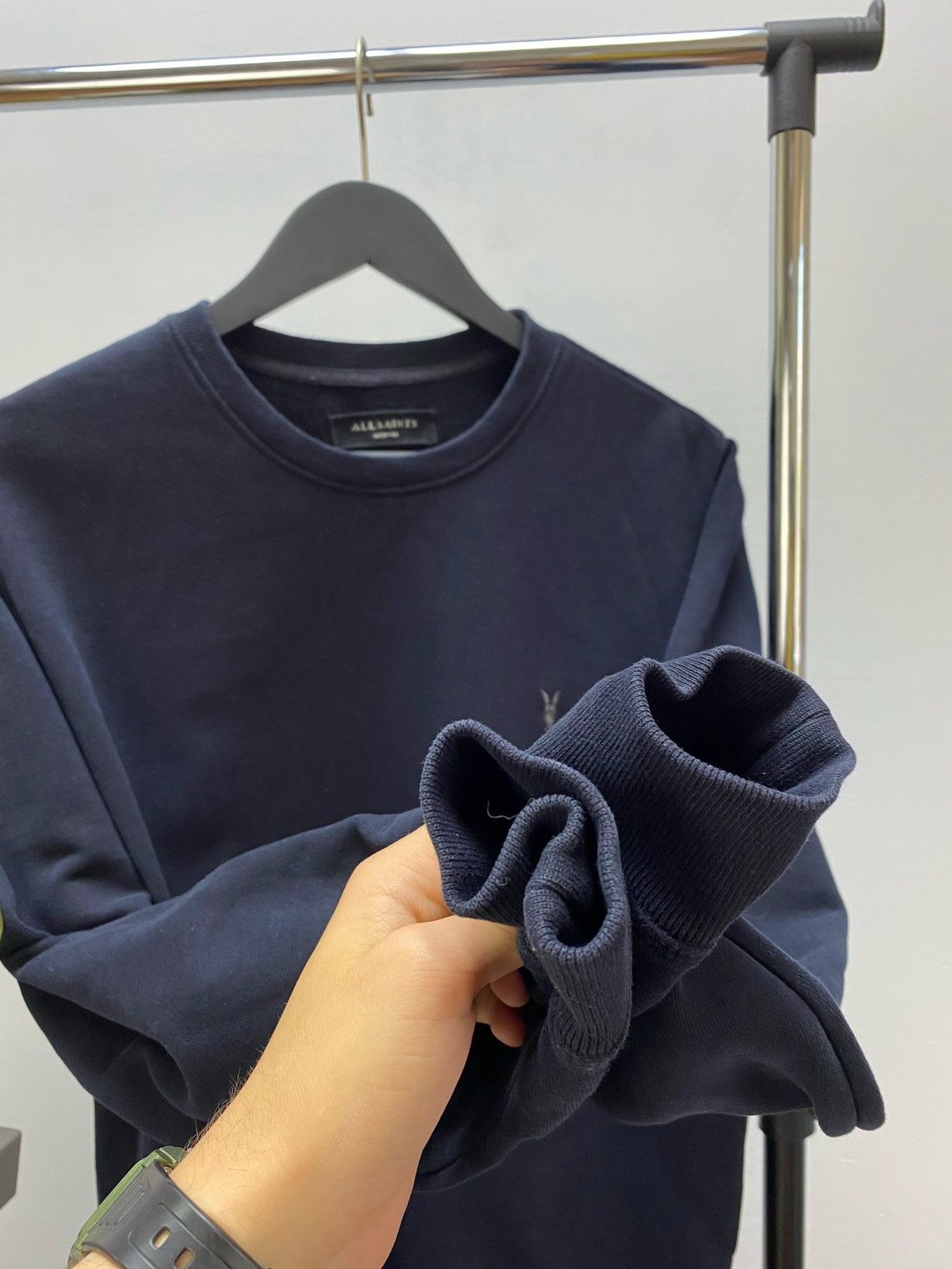 Allsaints × Vintage Vintage Allsaints Black Classic Sweatshirt Style Size US M / EU 48-50 / 2 - 13 Thumbnail