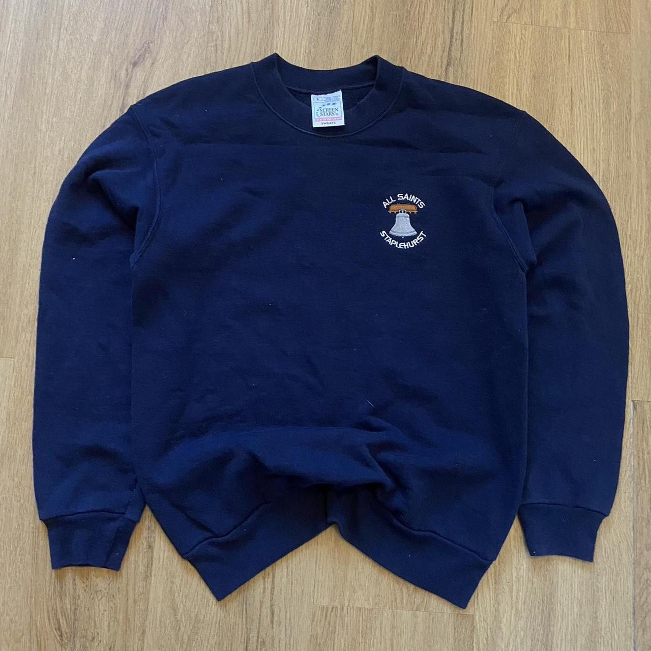 Other Navy and blue vintage crewneck sweatshirt Screen Size US S / EU 44-46 / 1 - 1 Thumbnail