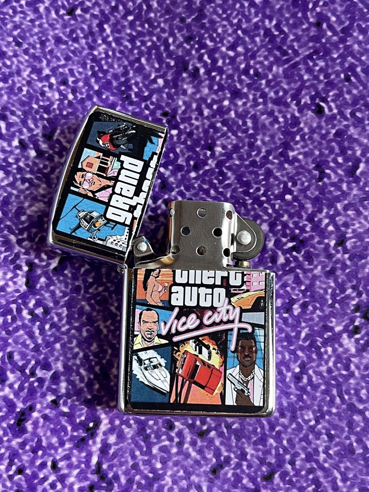 Vintage L WORK 2 lighters two side Girl GTA. BUNDLE DEAL 2 item Size ONE SIZE - 4 Thumbnail