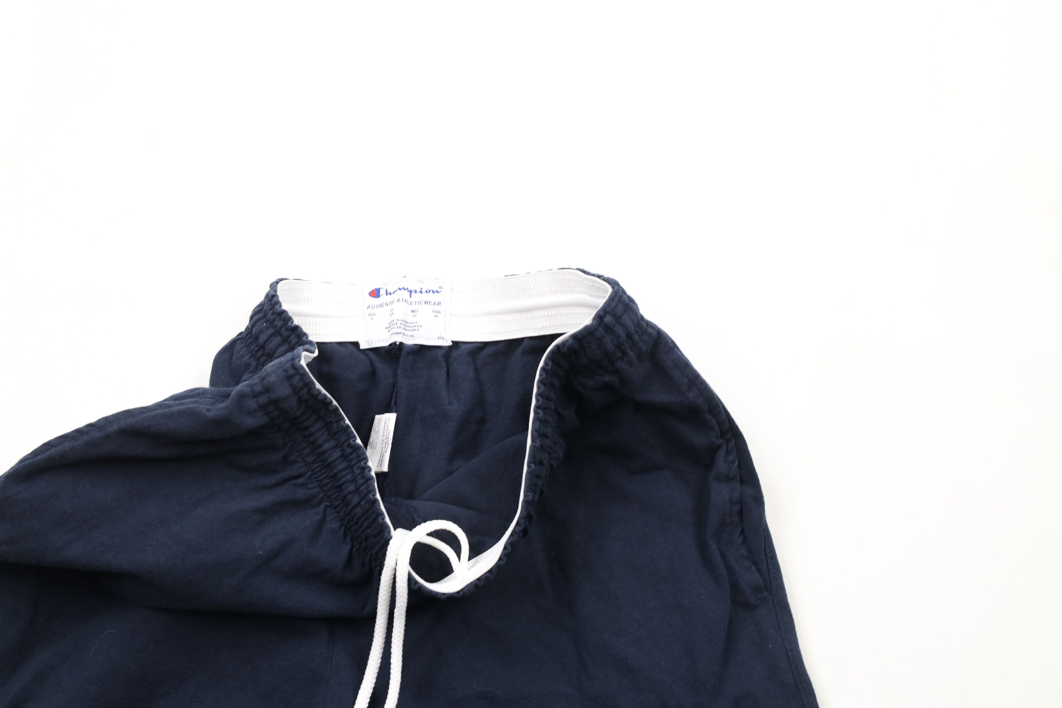 Champion × Vintage Vintage Champion Logo Above Knee Cotton Shorts Navy Blue Size US 30 / EU 46 - 6 Thumbnail