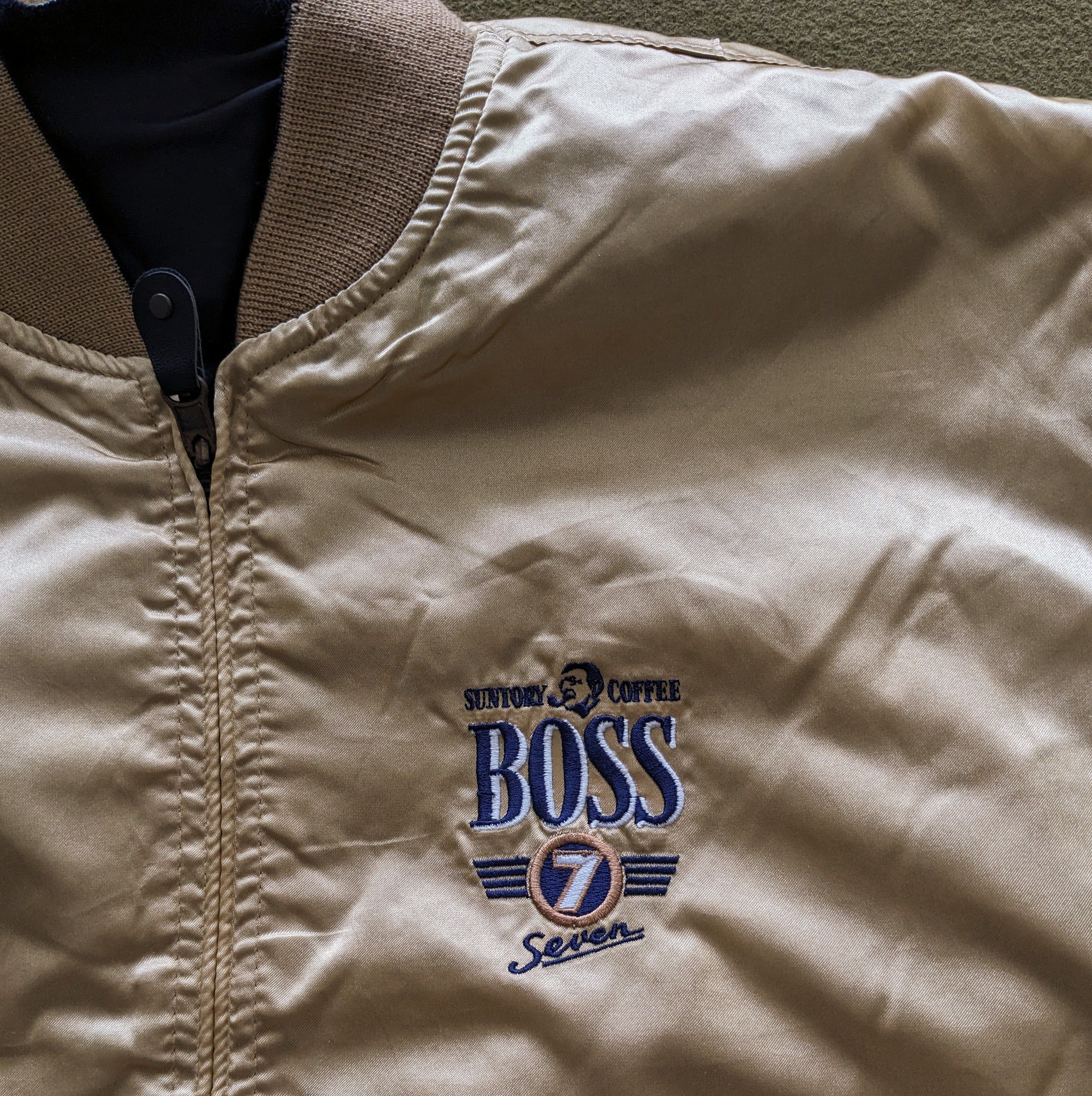 Other Vintage SUNTORY COFFEE BOSS Bomber Jacket Size US L / EU 52-54 / 3 - 4 Thumbnail