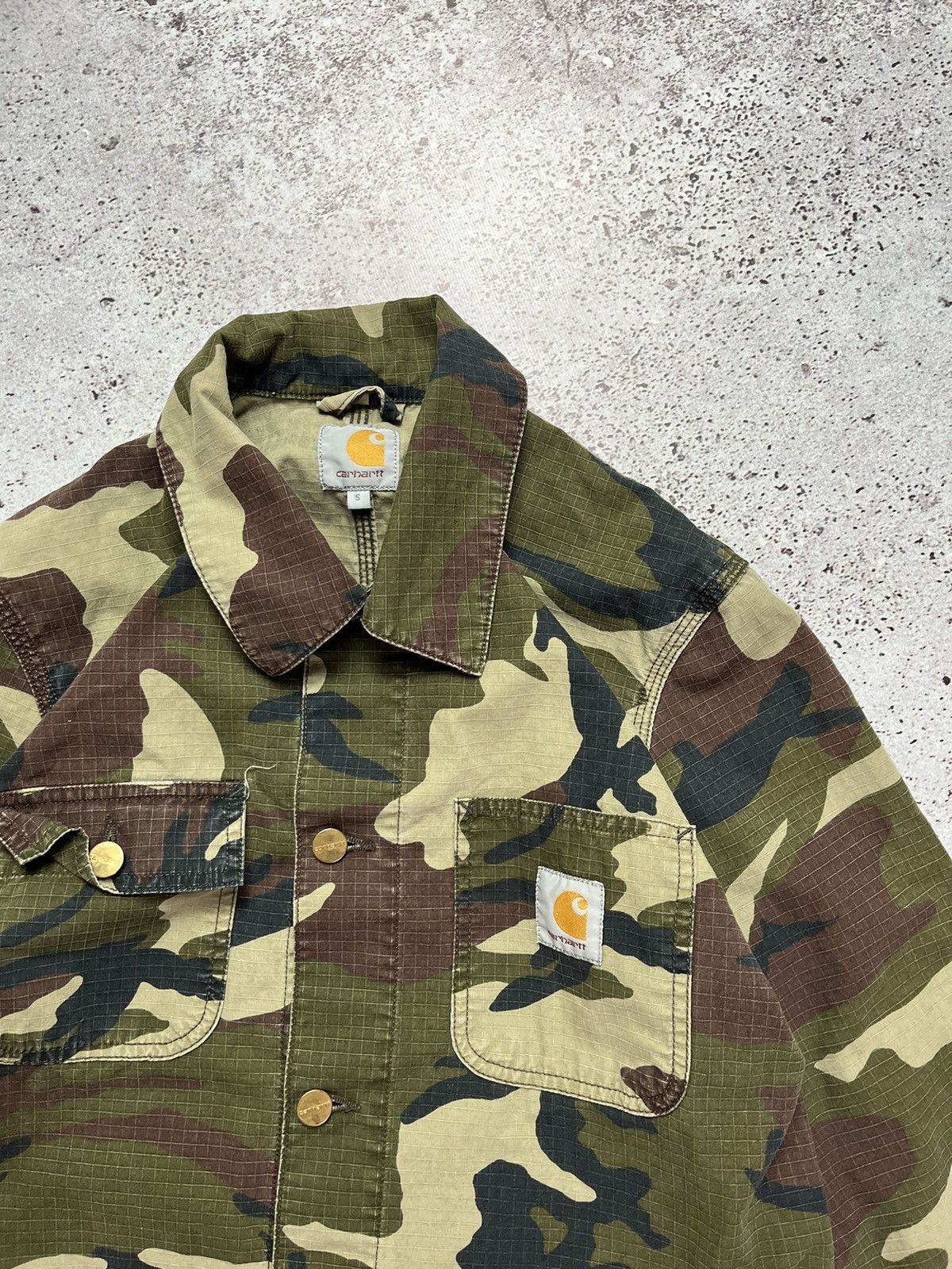 Carhartt × Carhartt Wip × Vintage 🦺🔥Vintage Carhartt Digger Coat Active Jacket Detroit Jacket Size US M / EU 48-50 / 2 - 2 Thumbnail