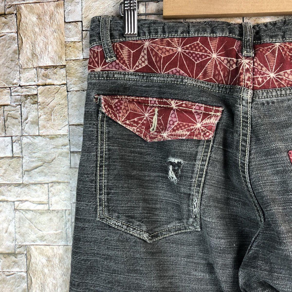 Japanese Brand D Bee Bell Custom Black multipocket Casual Pants #A977 Size US 33 - 17 Thumbnail