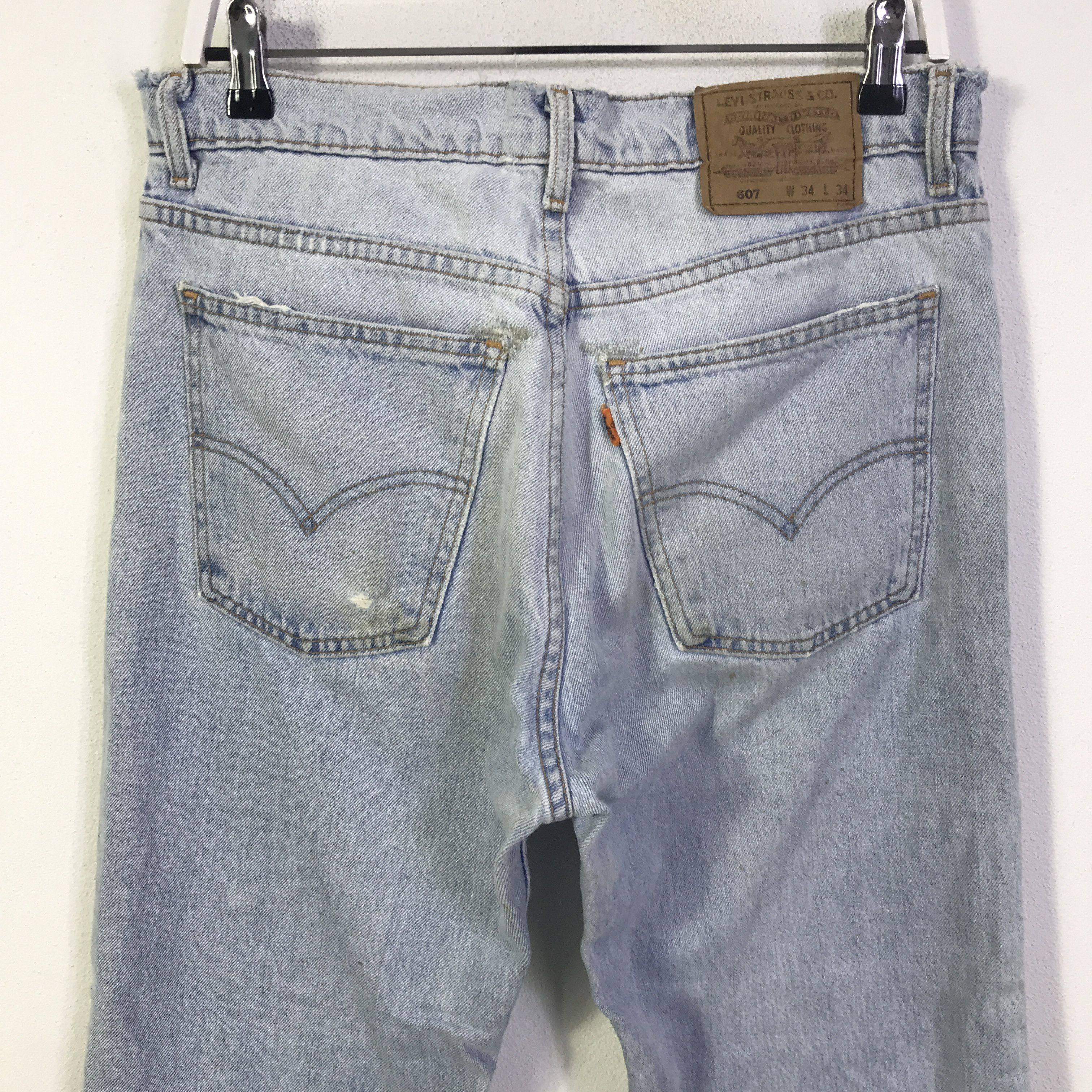 Levi's Levis Light wash denim jeans pants jacket K130B22 Size US 32 / EU 48 - 5 Thumbnail