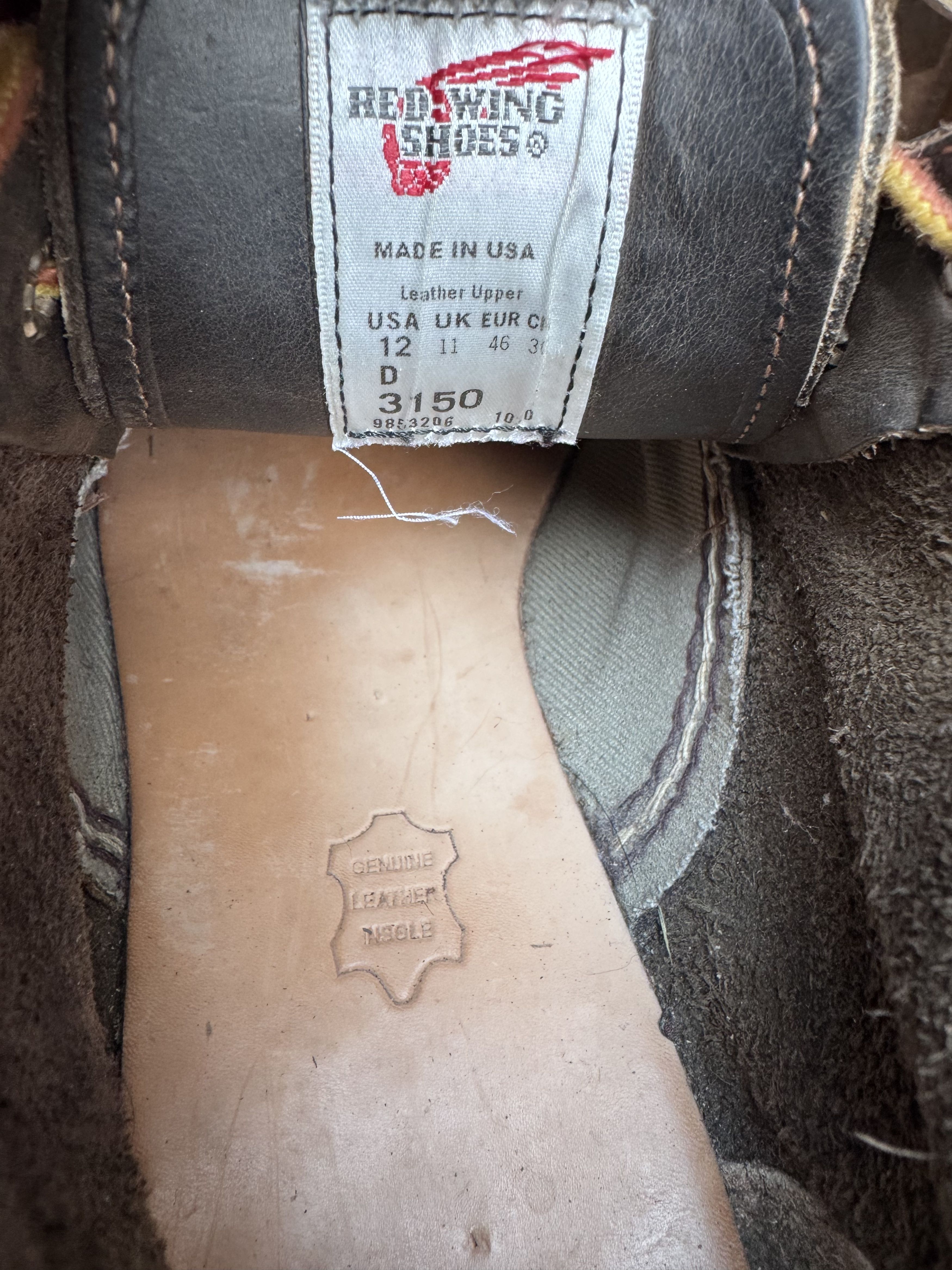 Red Wing Thorogood 804-4200 American Heritage 6” Work Boots Size US 12 / EU 45 - 2 Thumbnail