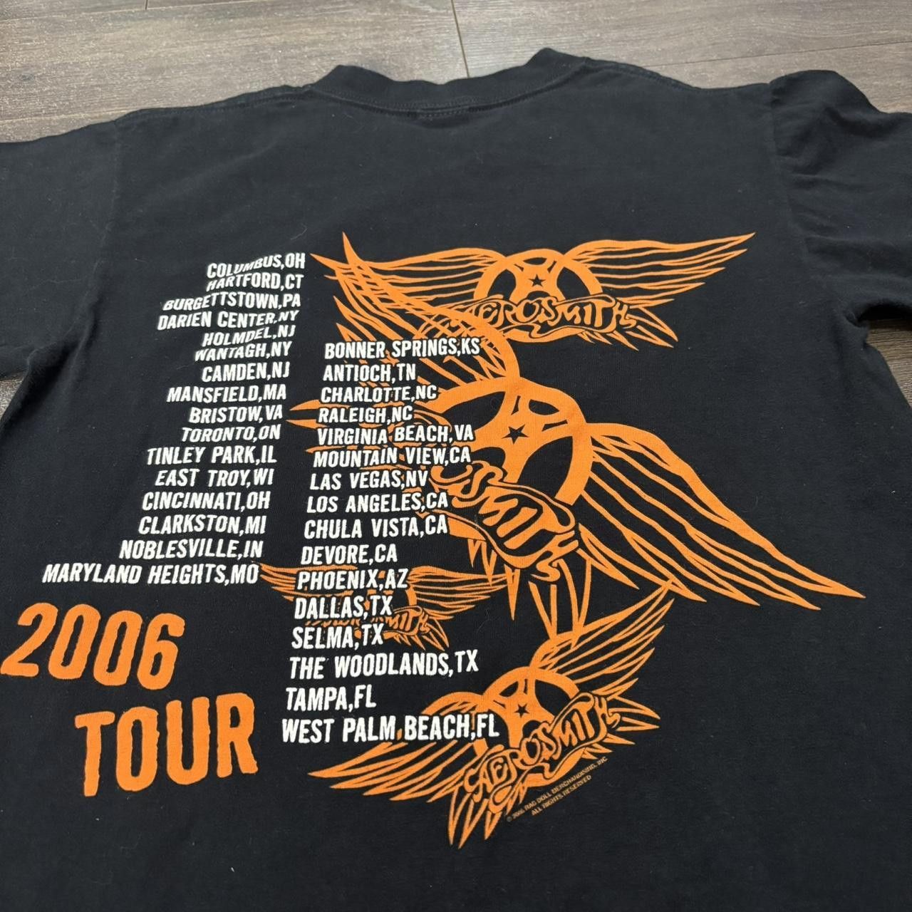 Designer vintage aerosmith tour t shirt 2006 S Size US S / EU 44-46 / 1 - 5 Thumbnail