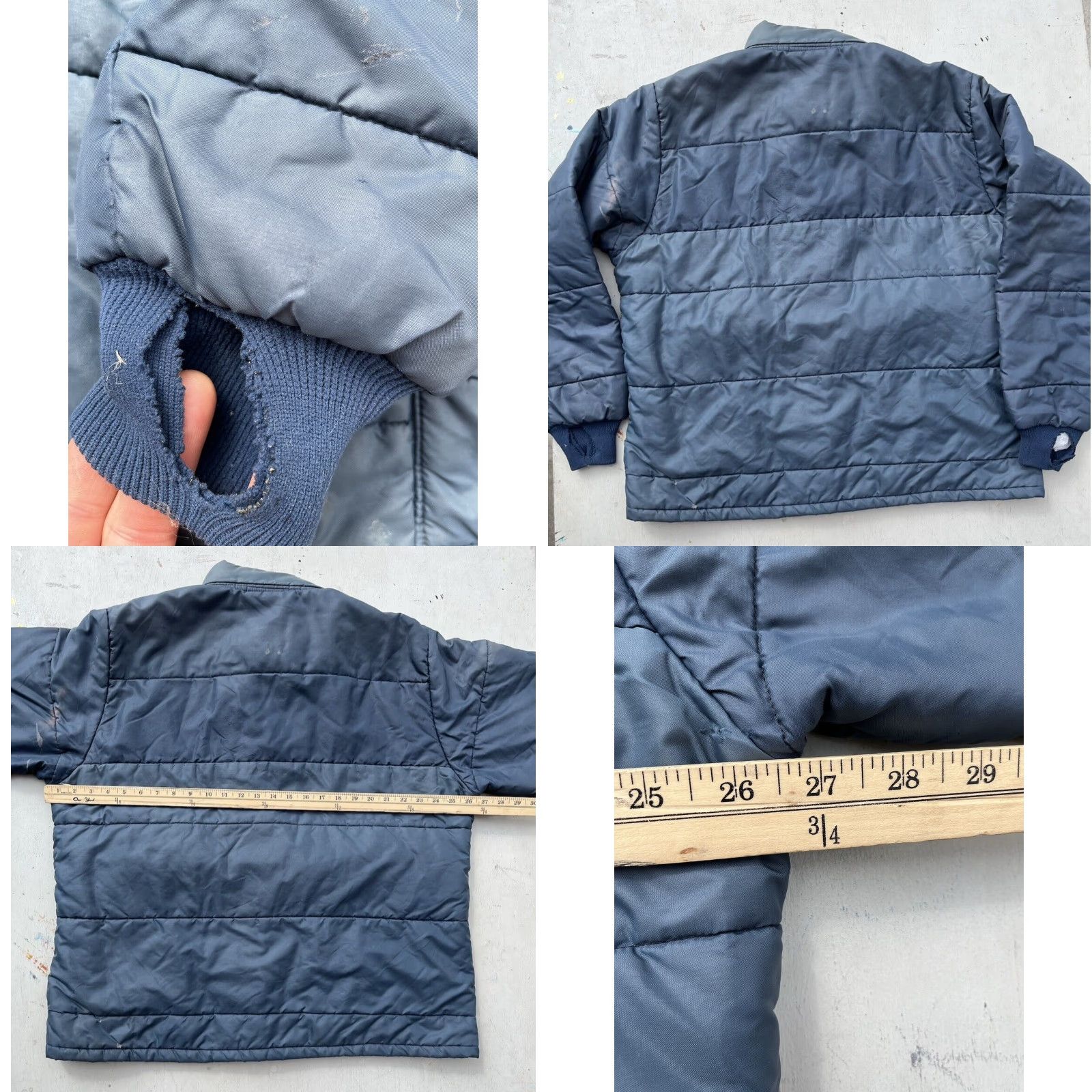 Vintage VINTAGE Swingster Jacket Blue Patch Logo XL Men’s Puffer Trucker Workwear Zip Hoodie? Size US XL / EU 56 / 4 - 9 Thumbnail