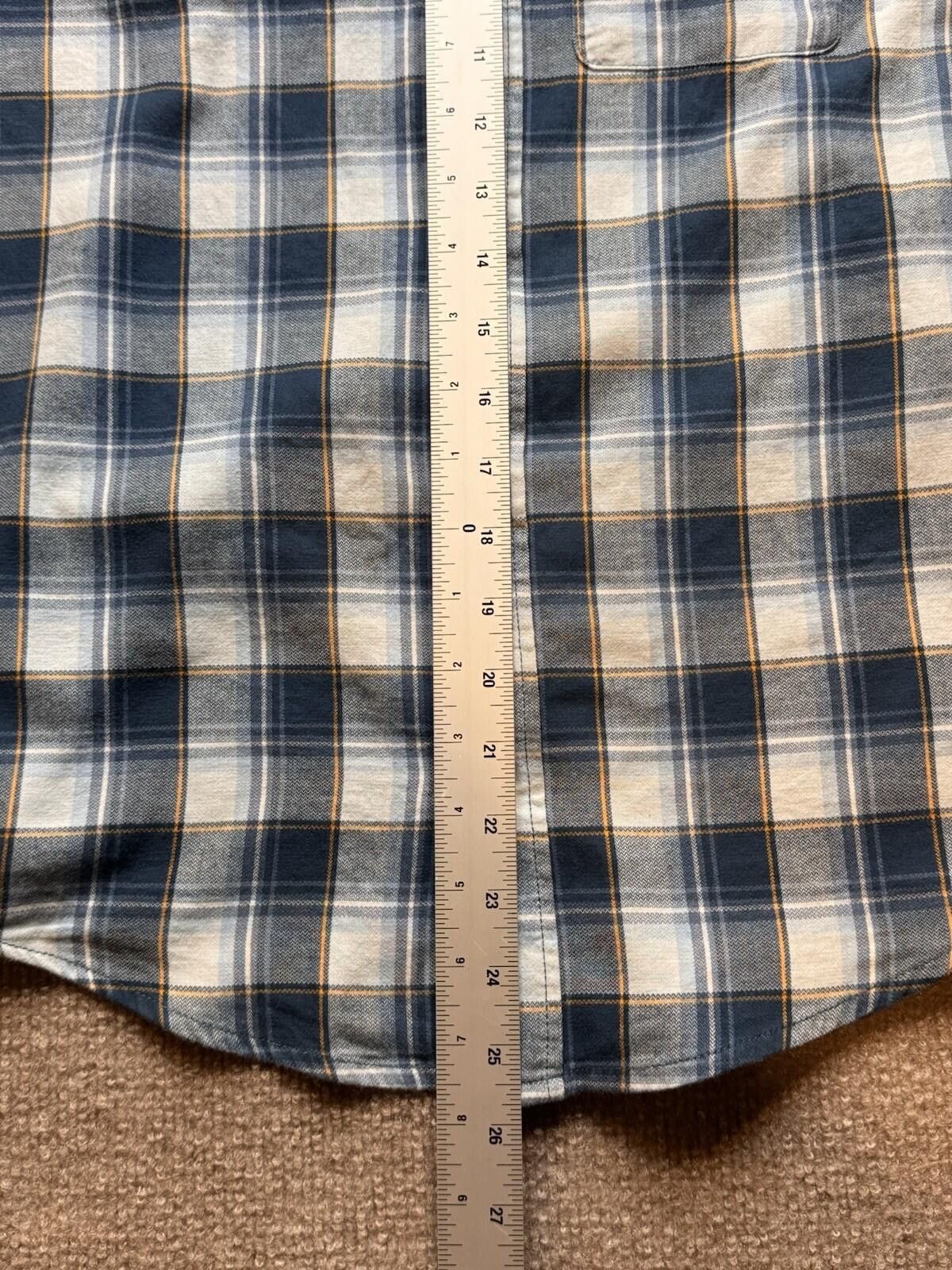 Other Children’s Place Boy's Button Down Blue Plaid XL 14 [722] Size US XL / EU 56 / 4 - 8 Thumbnail