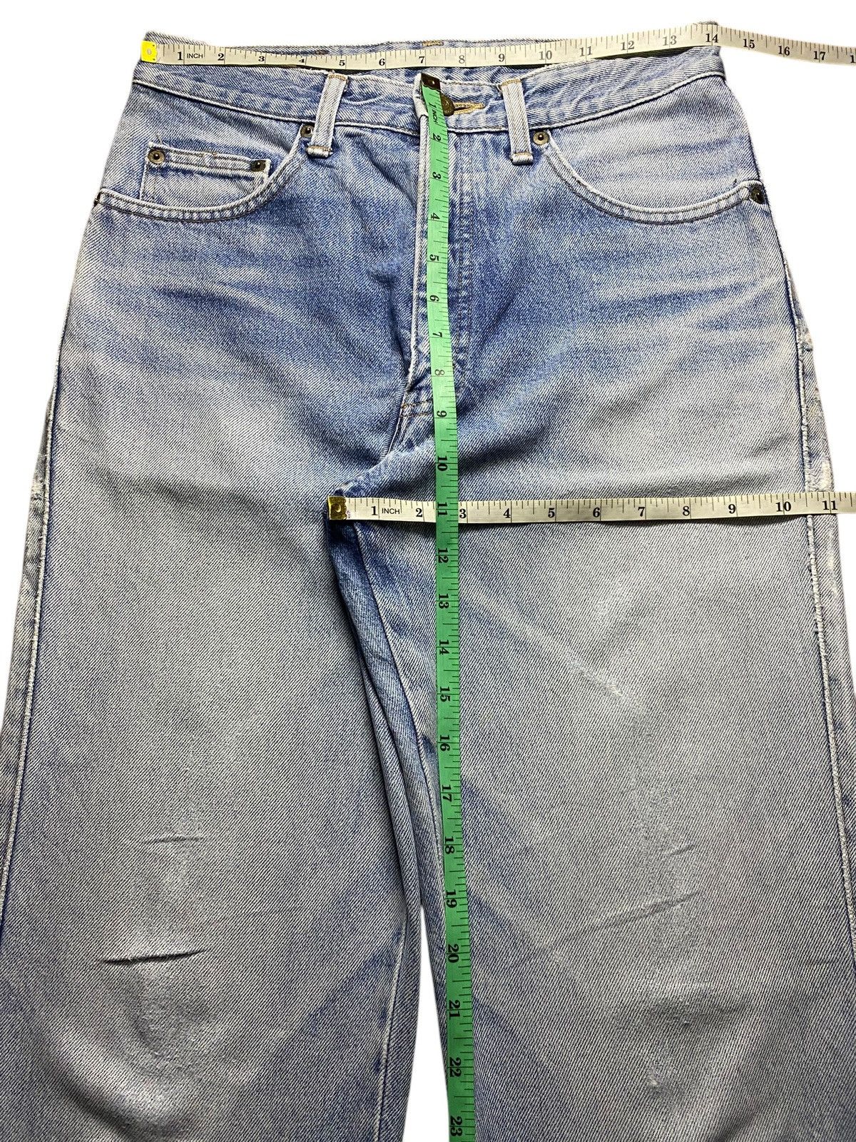 Vintage Vintage Bobson Pro 600 Japan Faded Wash Distressed Jeans Size US 28 / EU 44 - 14 Thumbnail