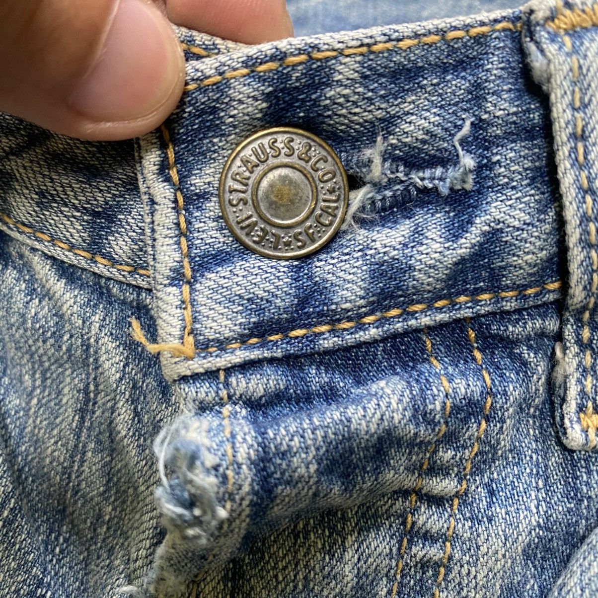 Levi's × Levi's Vintage Clothing × Vintage NWT💥#359 LEVIS JEANS 501 PATCHES STRAIGH LEG DENIM PANT Size 28" / US 6 / IT 42 - 9 Thumbnail