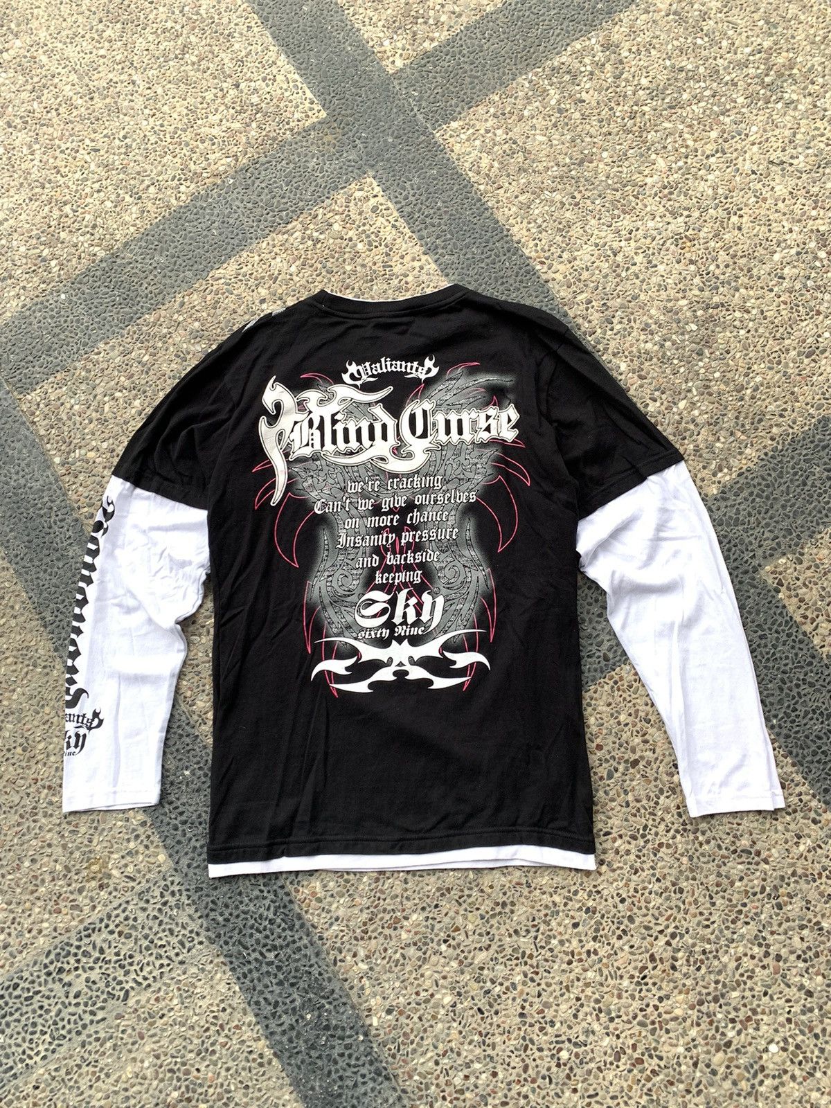 If Six Was Nine × Japanese Brand × Le Grande Bleu (L.G.B.) Beaumere poem longsleeve tshirt Size US L / EU 52-54 / 3 - 2 Thumbnail