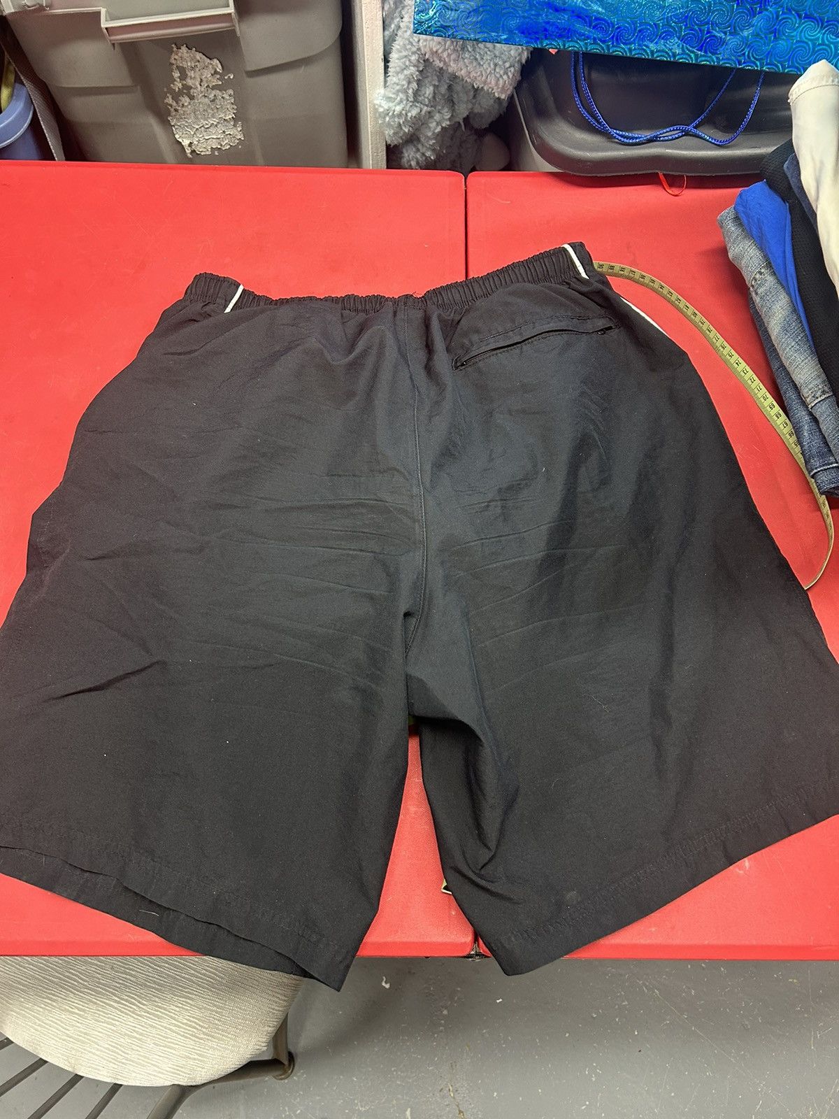 Nike × Vintage Crazy Vintage Y2K Essential Black Nike Small Swoosh Shorts Size US 30 / EU 46 - 2 Thumbnail