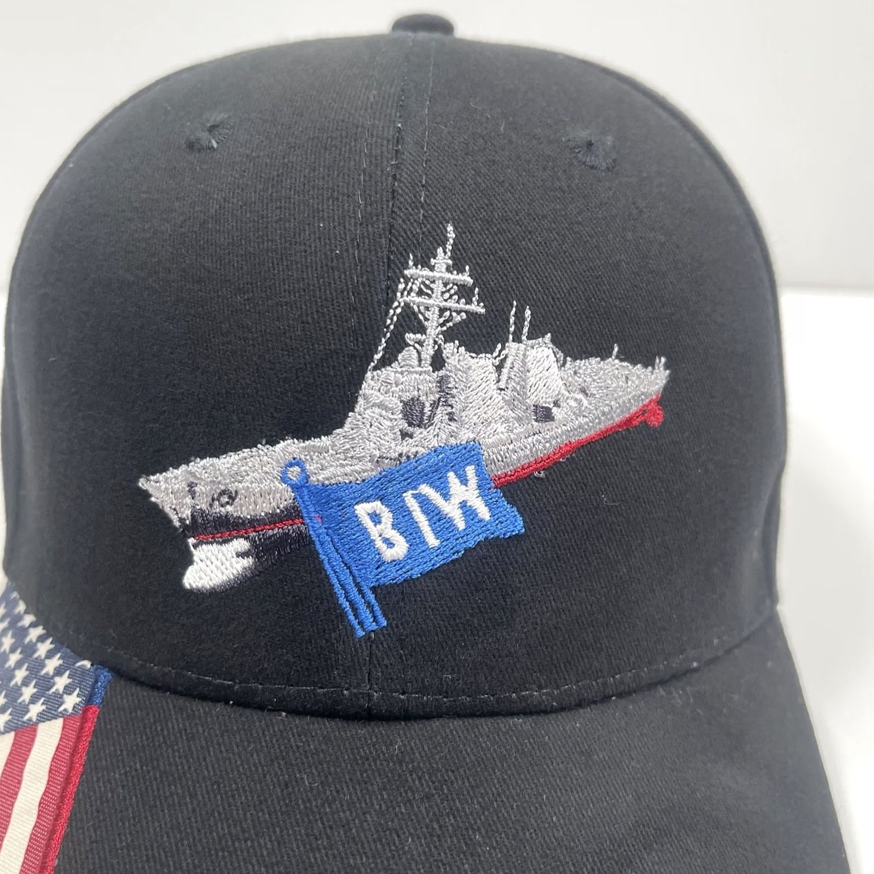 Vintage Outdoor Cap OC Hat Adult Adjustable StrapBack Baseball Cap BIC American Flag Size ONE SIZE - 2 Thumbnail