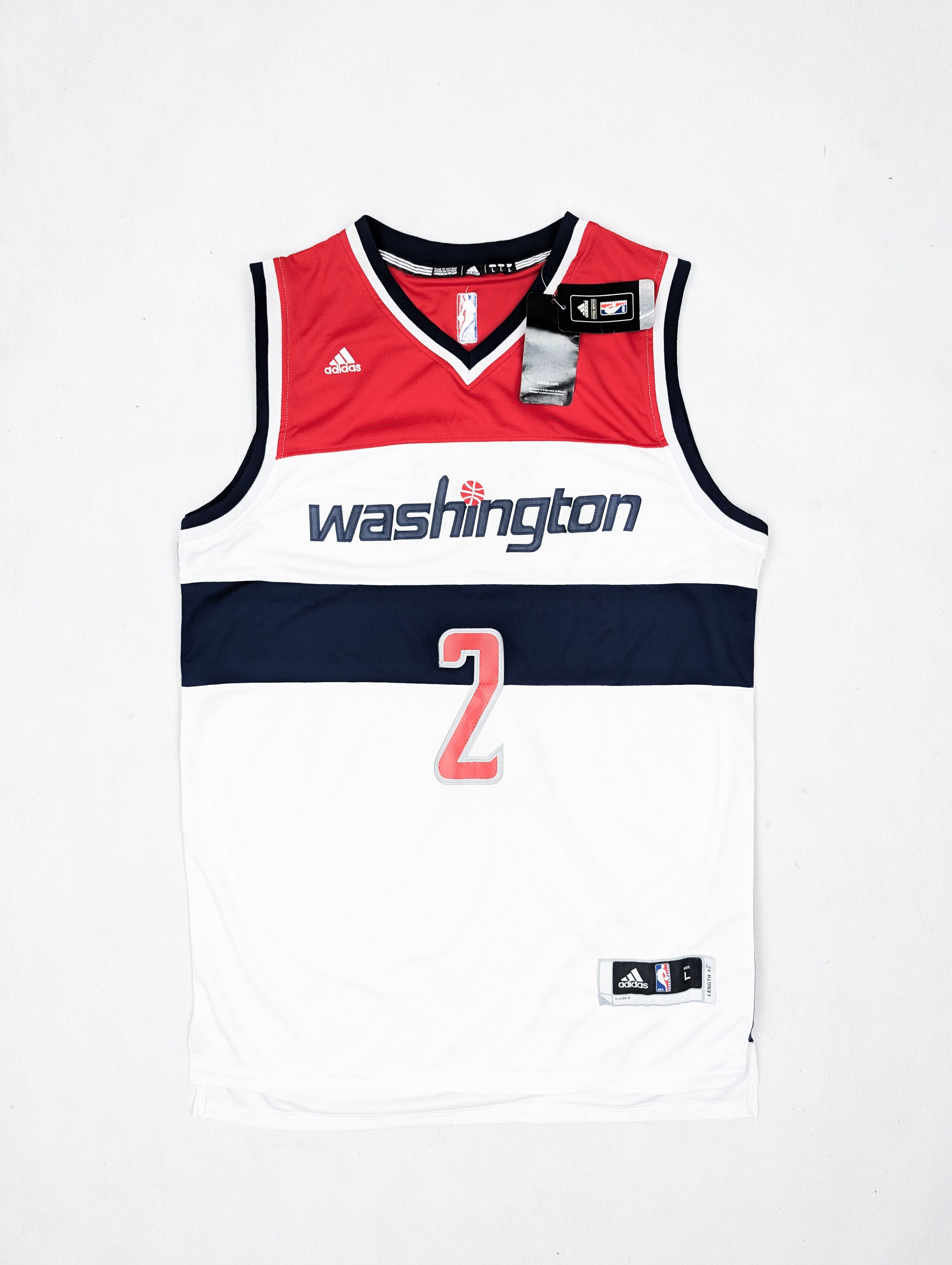 Adidas × NBA Adidas Washington Wall wizards jersey L Size US L / EU 52-54 / 3 - 1 Thumbnail