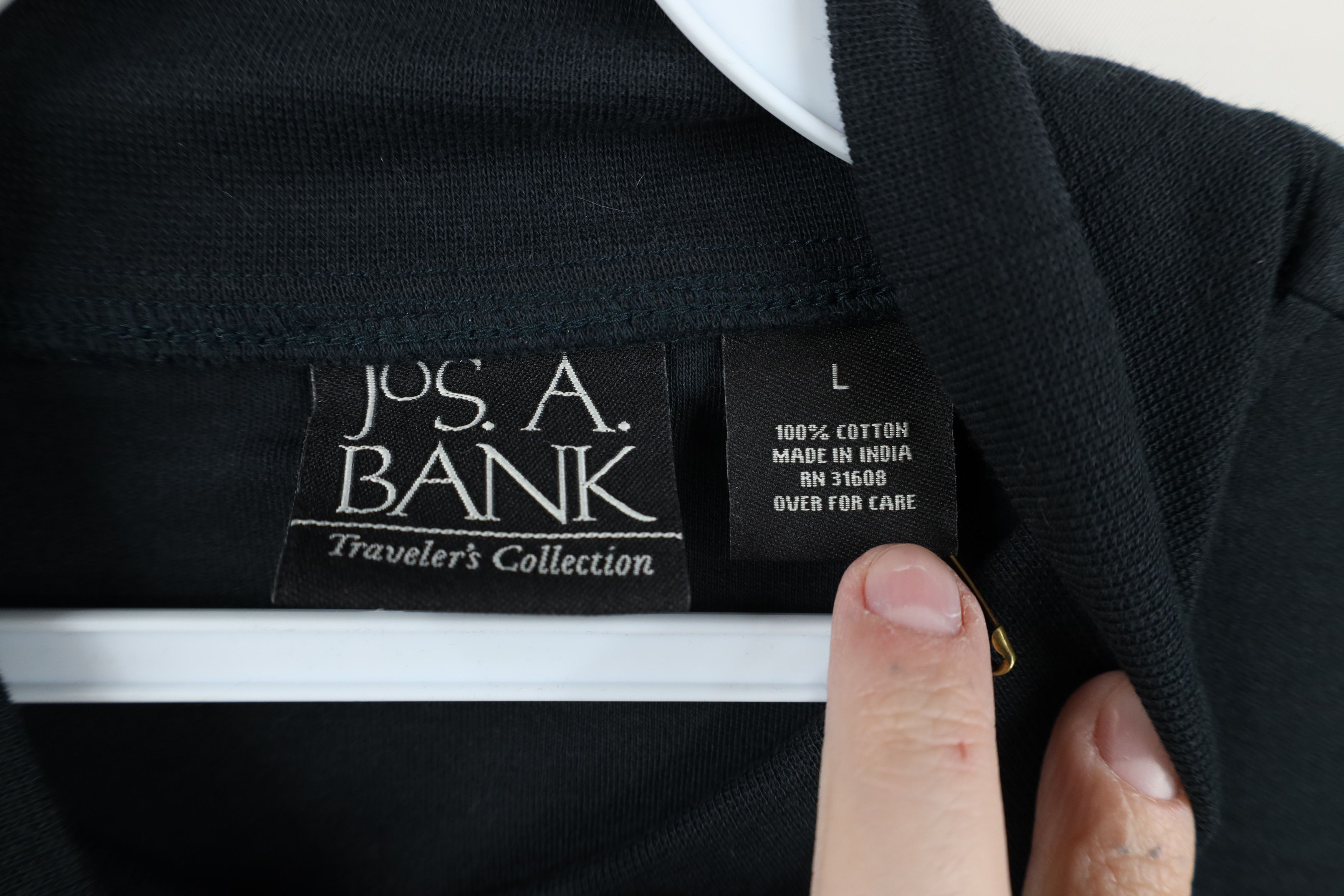 Jos. A. Bank New Jos A Bank Performance Mock Neck Long Sleeve T-Shirt Size US L / EU 52-54 / 3 - 4 Thumbnail