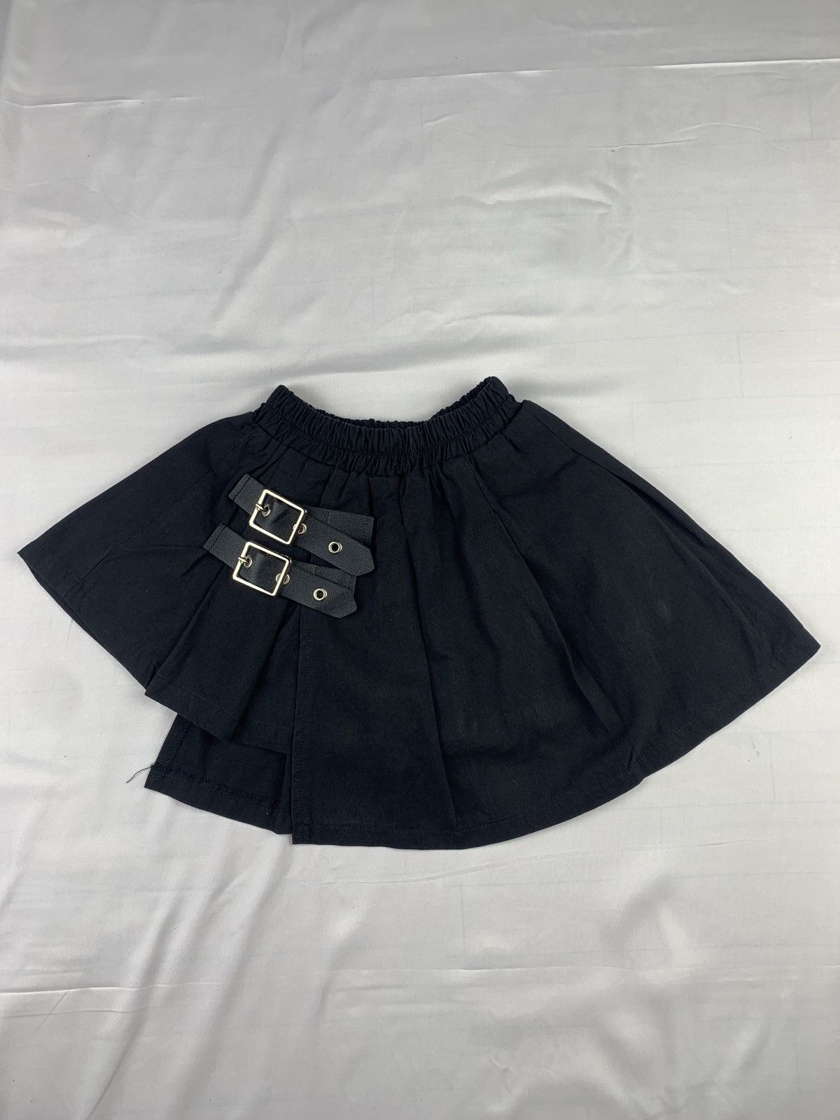 Seditionaries y2k Unknown Black Belts Punk Bondage Mini Skirt Shorts Size 23" - 1 Thumbnail