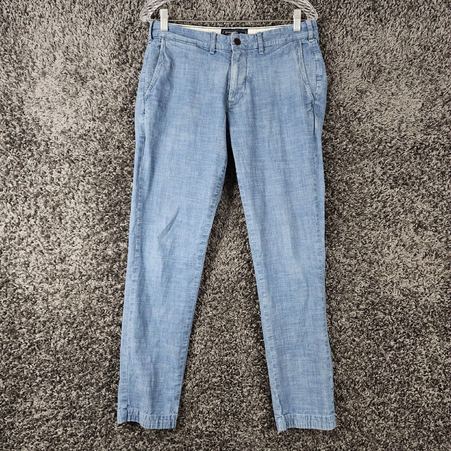 Abercrombie Fitch Abercrombie Fitch Langdon Slim Womens Stretch Blue Jeans Size 30x30 Grailed