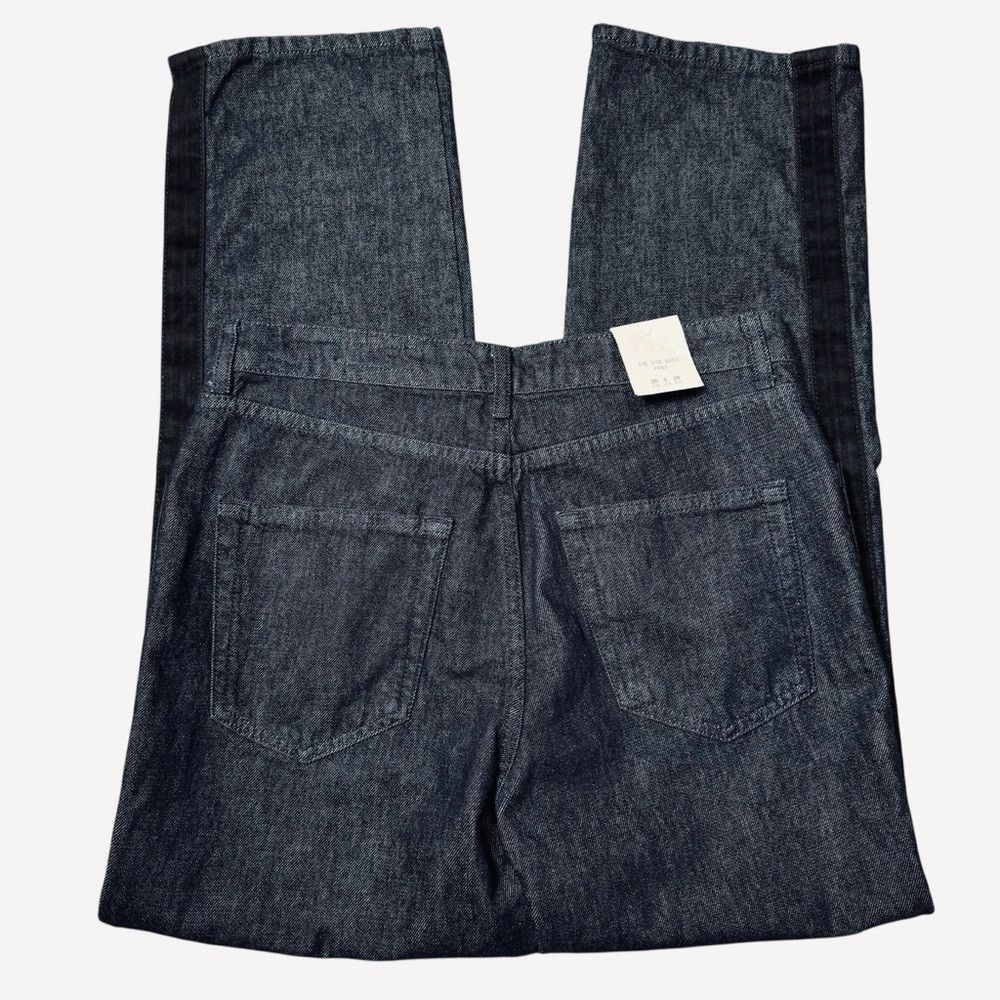 Zara NWT New Zara MID-WAIST SIDE STRIPE JEANS Size 6 Size 28" / US 6 / IT 42 - 5 Thumbnail