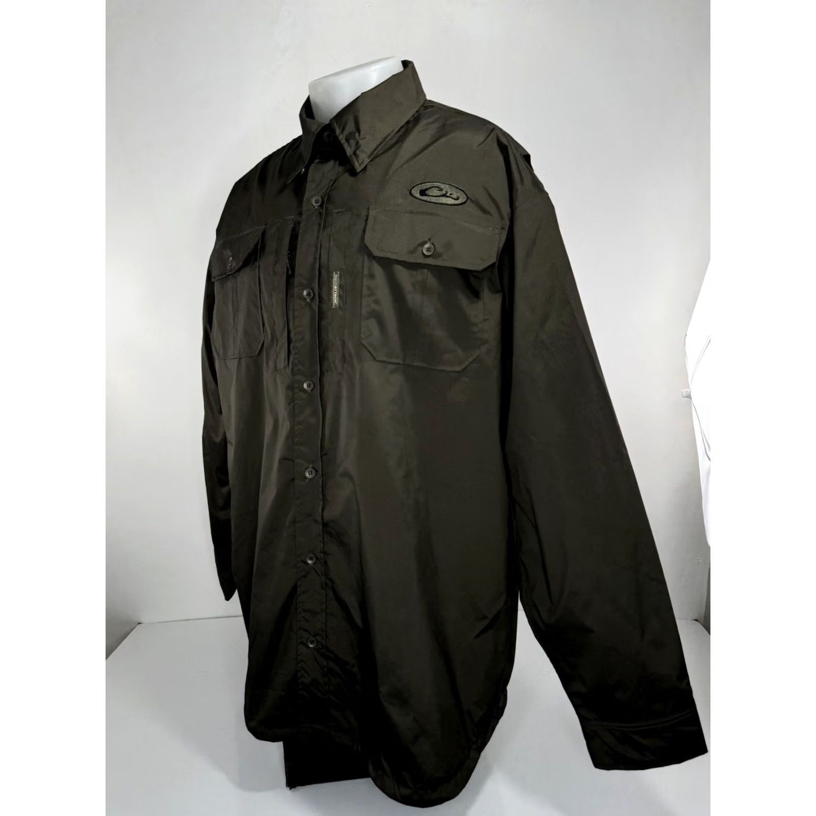 Vintage Drake Jacket - Fleece Lined 2XL Hunting Fishing Embroidered Green Ranch Field Men Size US XXL / EU 58 / 5 - 2 Thumbnail