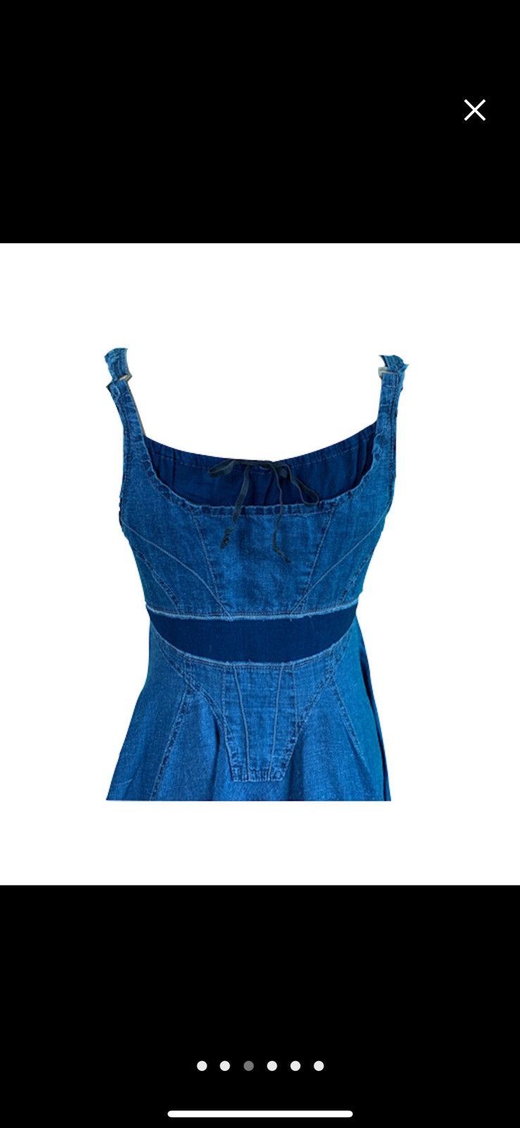 Marithe + Francois Girbaud denim linen dress Size XS / US 0-2 / IT 36-38 - 3 Thumbnail