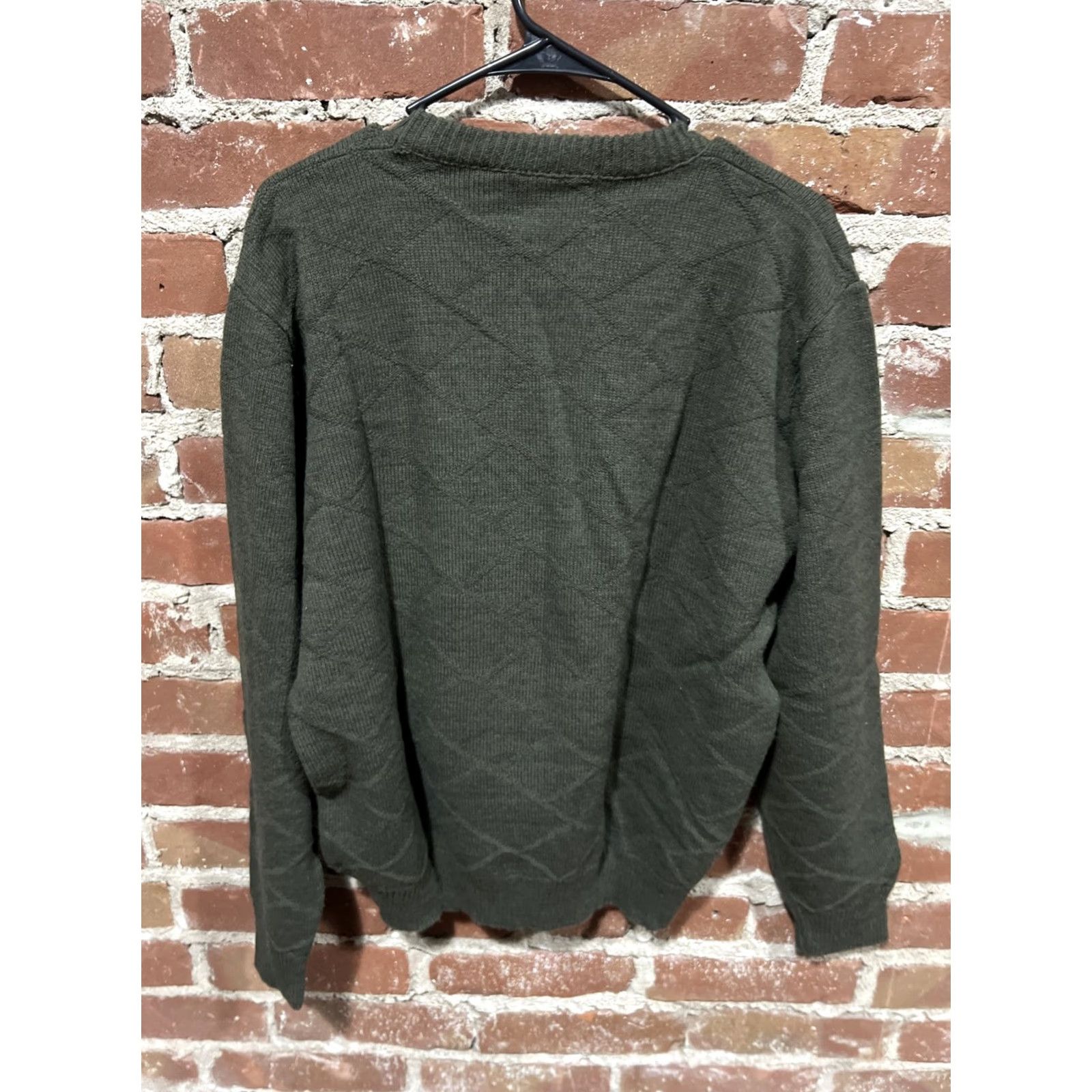 London Fog VINTAGE London Fog Sweater XL Unisex Adults Crew Neck Green 90s Christmas Holiday Retro Knit Geometric Large XL Regular Size US XL / EU 56 / 4 - 3 Thumbnail