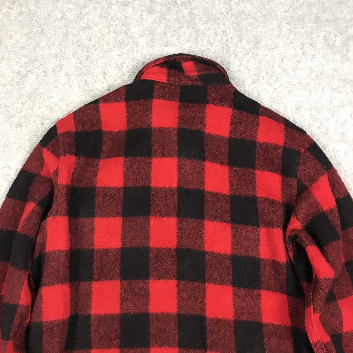Hudsons Bay × Vintage 80s HUDSON BAY WOOL FLANNEL CHECK ZIPPER JACKET Size US M / EU 48-50 / 2 - 7 Thumbnail