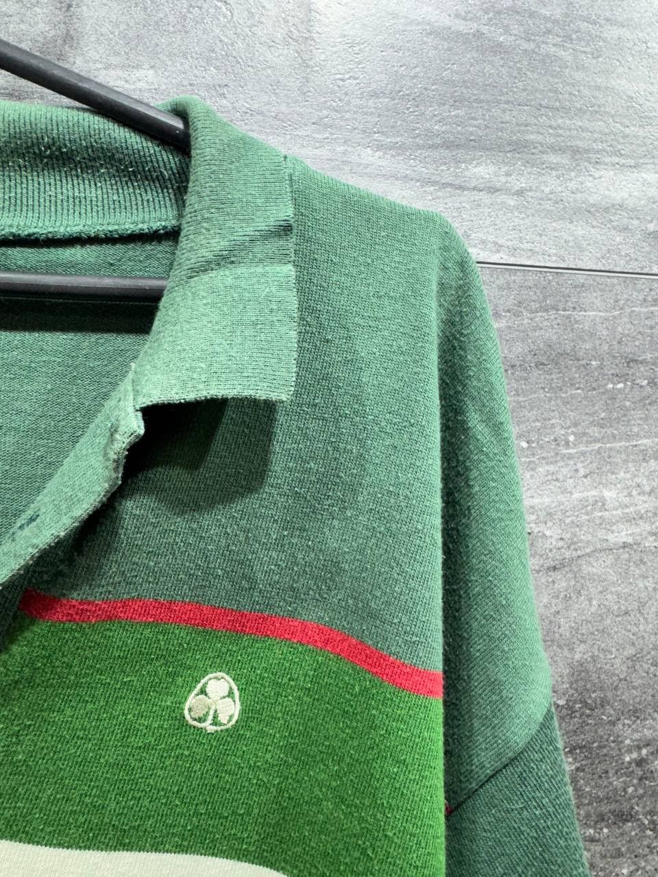 Vintage Vintage Rare RUGBY IRELAND 80s IRISH Polo Shirt Size US L / EU 52-54 / 3 - 2 Thumbnail