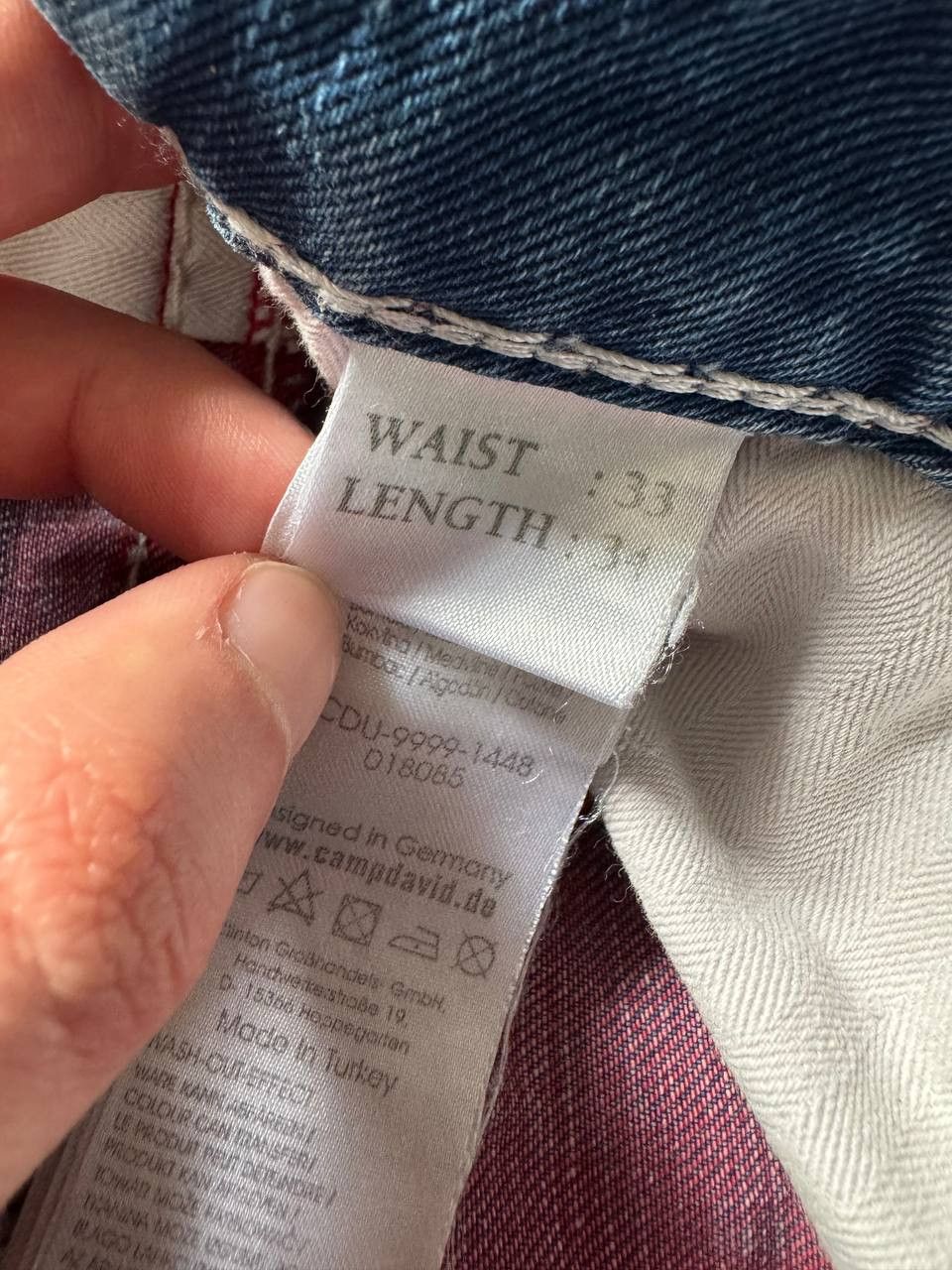 Camp David Vintage Camp David True Religion style jeans y2k 90s Size US 33 - 8 Thumbnail